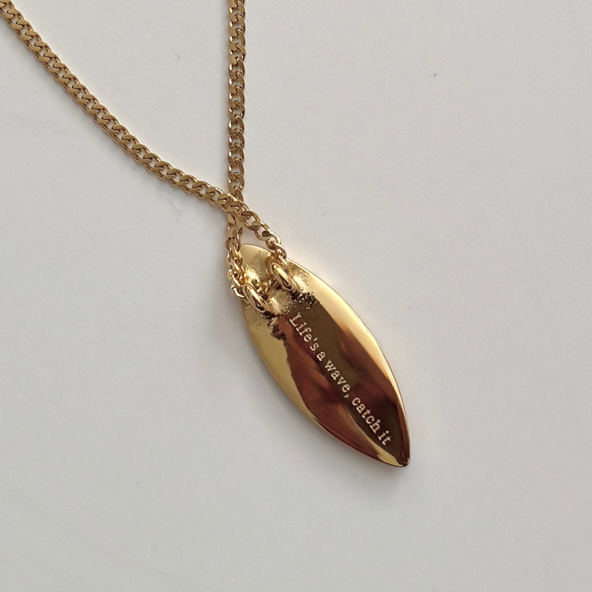 Surfer Necklace- Gold