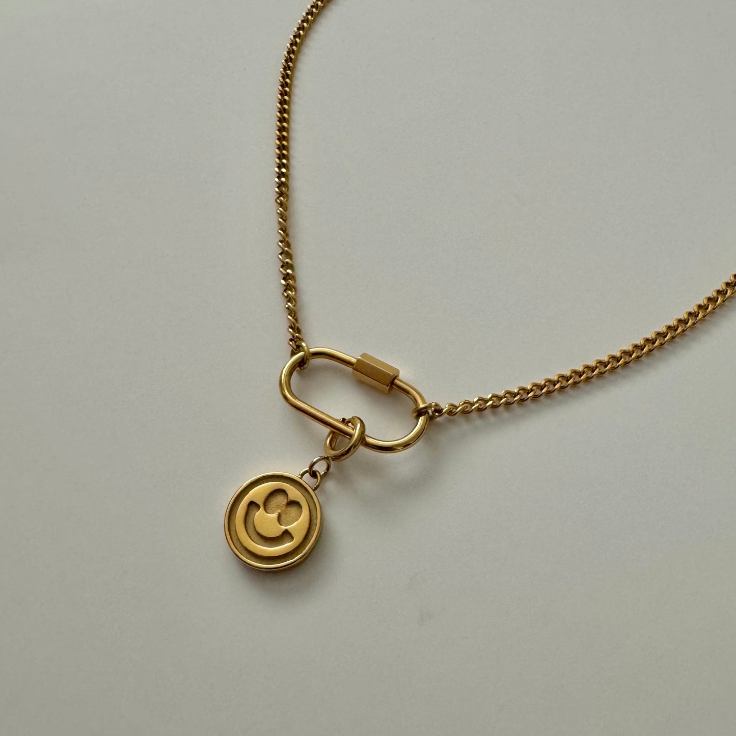 6 in 1 Charm Necklace- Gold - Namaste Jewelry Canada