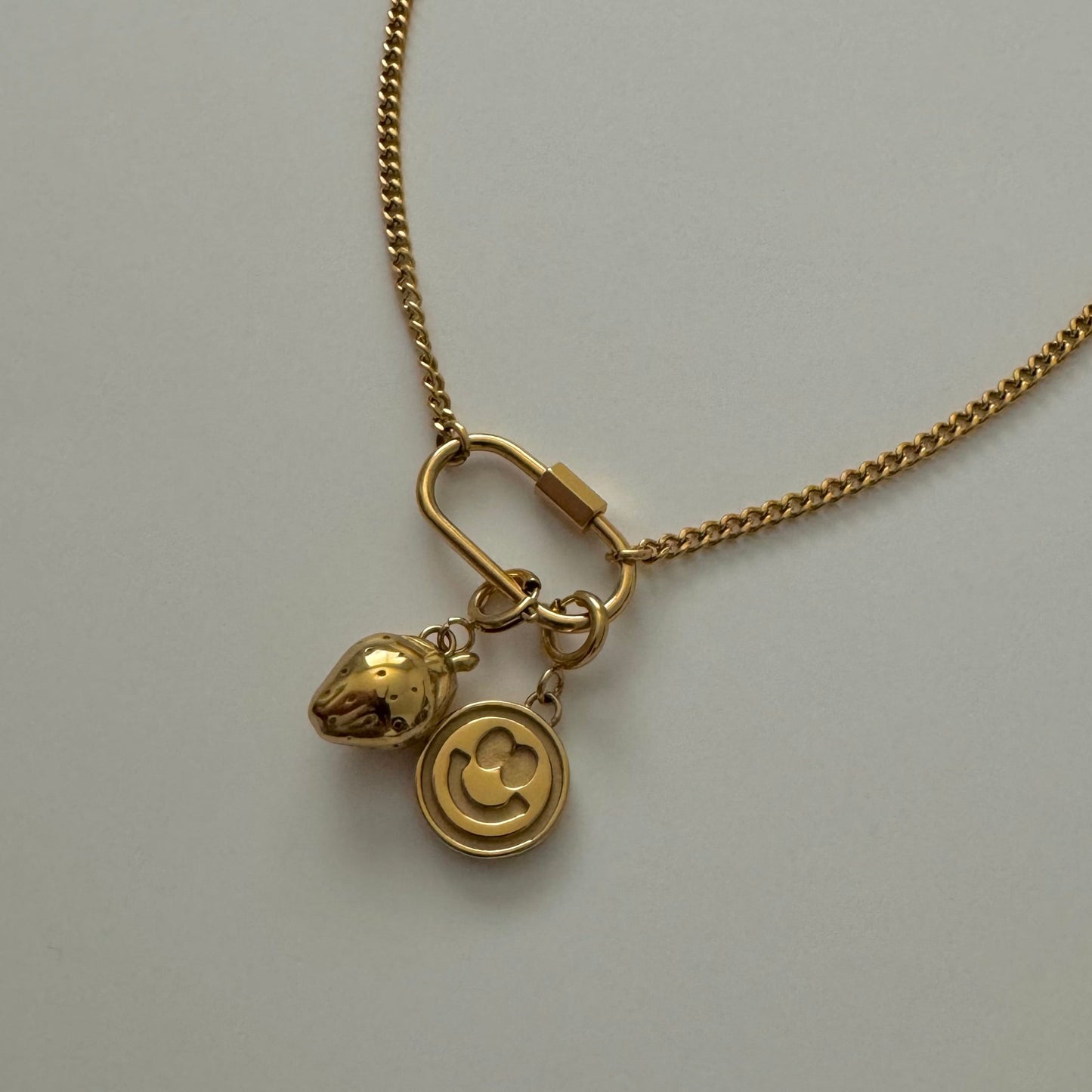 6 in 1 Charm Necklace- Gold - Namaste Jewelry Canada