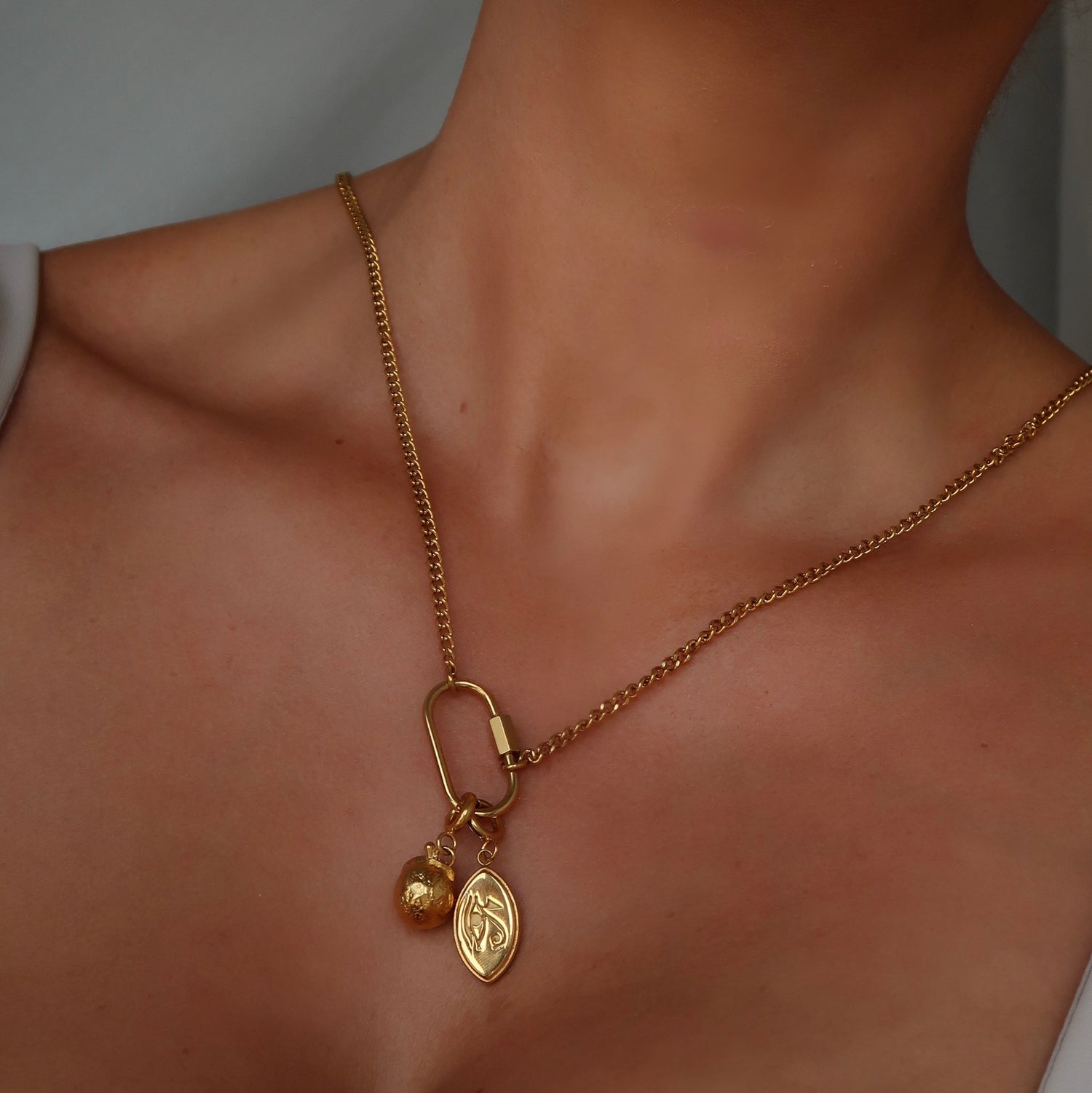 6 in 1 Charm Necklace - Silver - Namaste Jewelry Canada