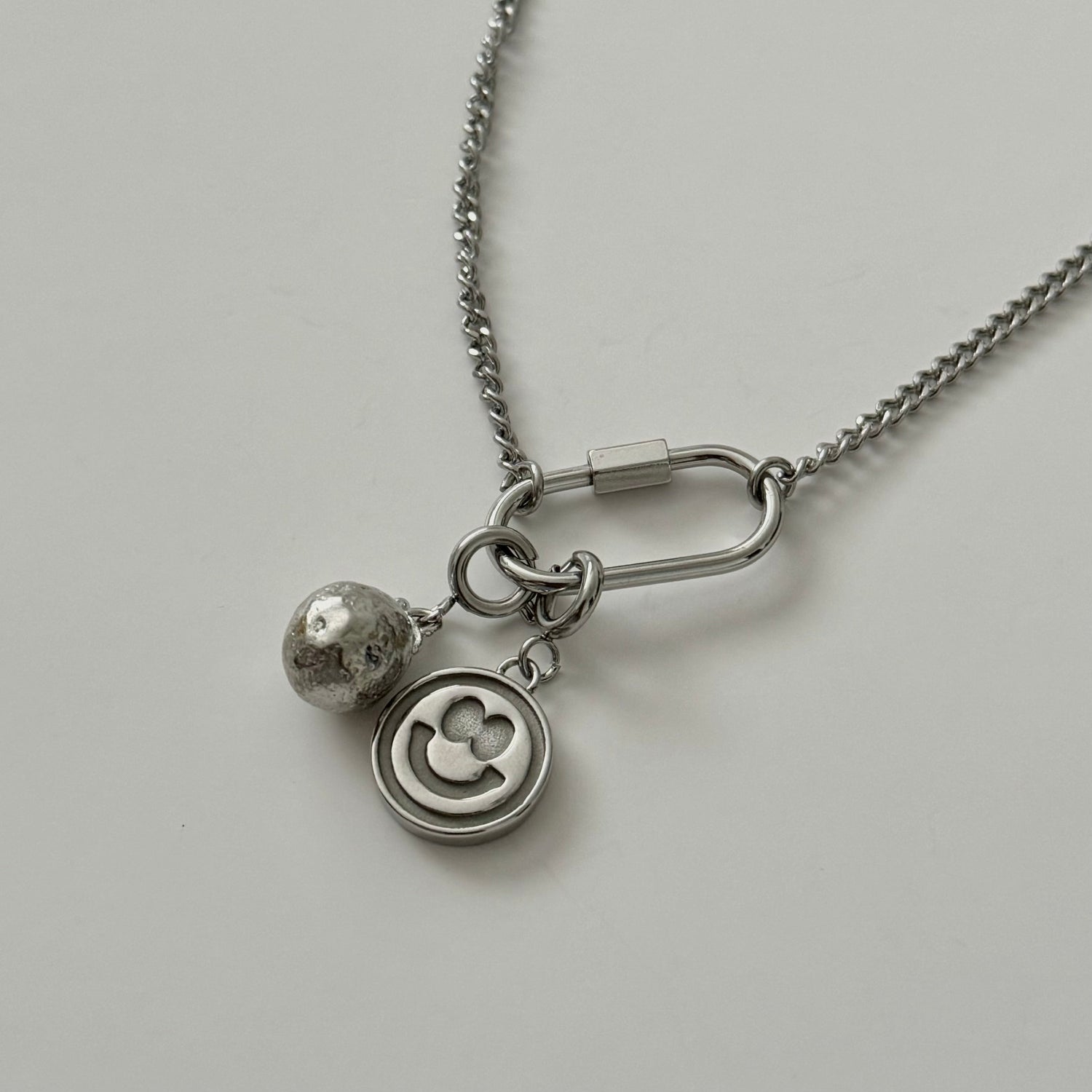 6 in 1 Charm Necklace- Silver - Namaste Jewelry Canada