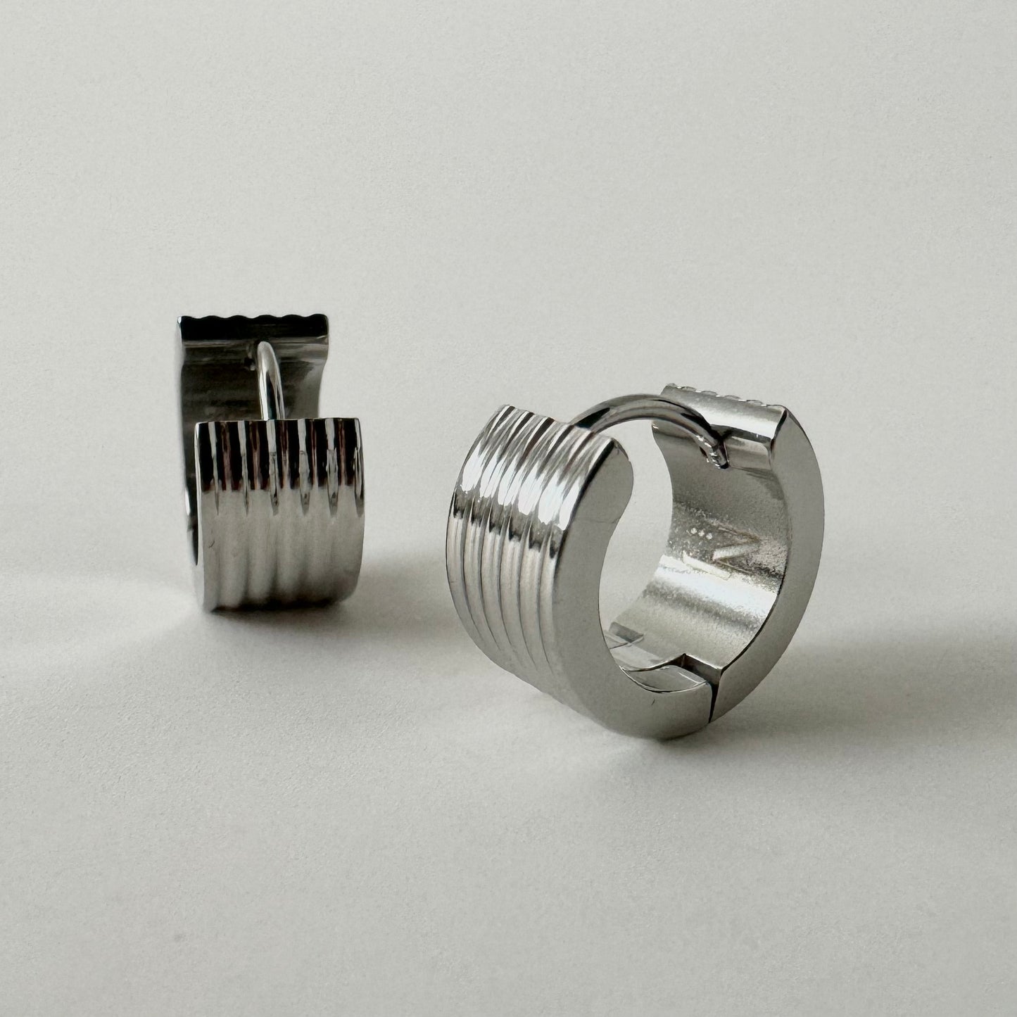 Honey Huggie Hoops 2.0 - Silver