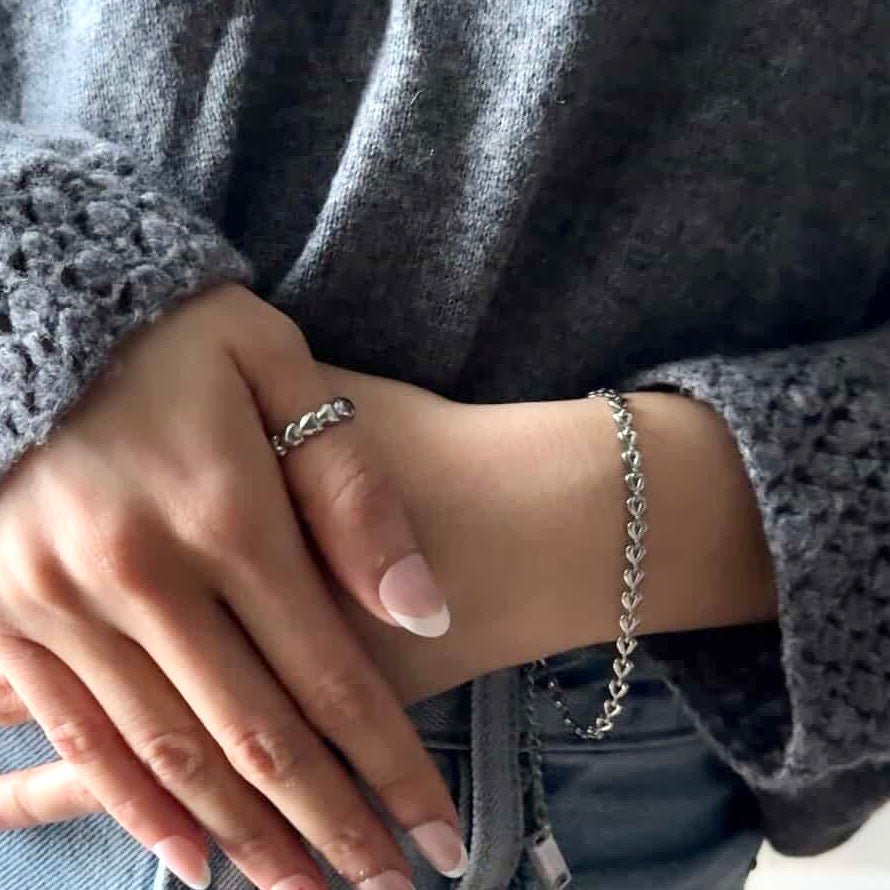 Amour 2.0 Bracelet - Silver - Namaste Jewelry Canada