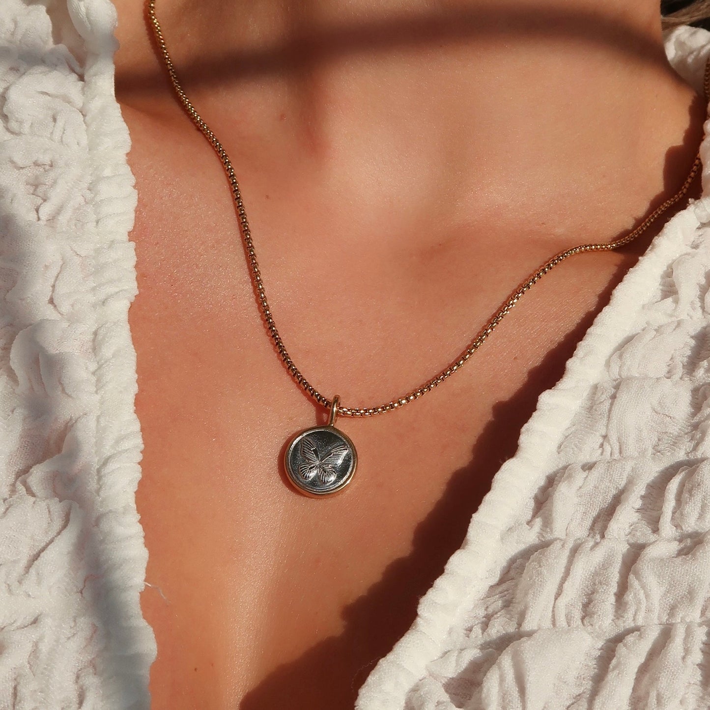 Butterfly aka Papillon Necklace 2.0 - Namaste Jewelry Canada