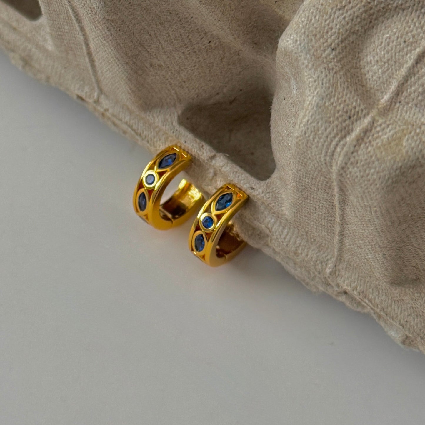 Double Marquise Ocean Huggies - Namaste Jewelry Canada