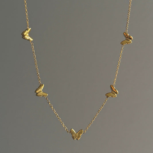Dounia Butterfly Necklace - Namaste Jewelry Canada