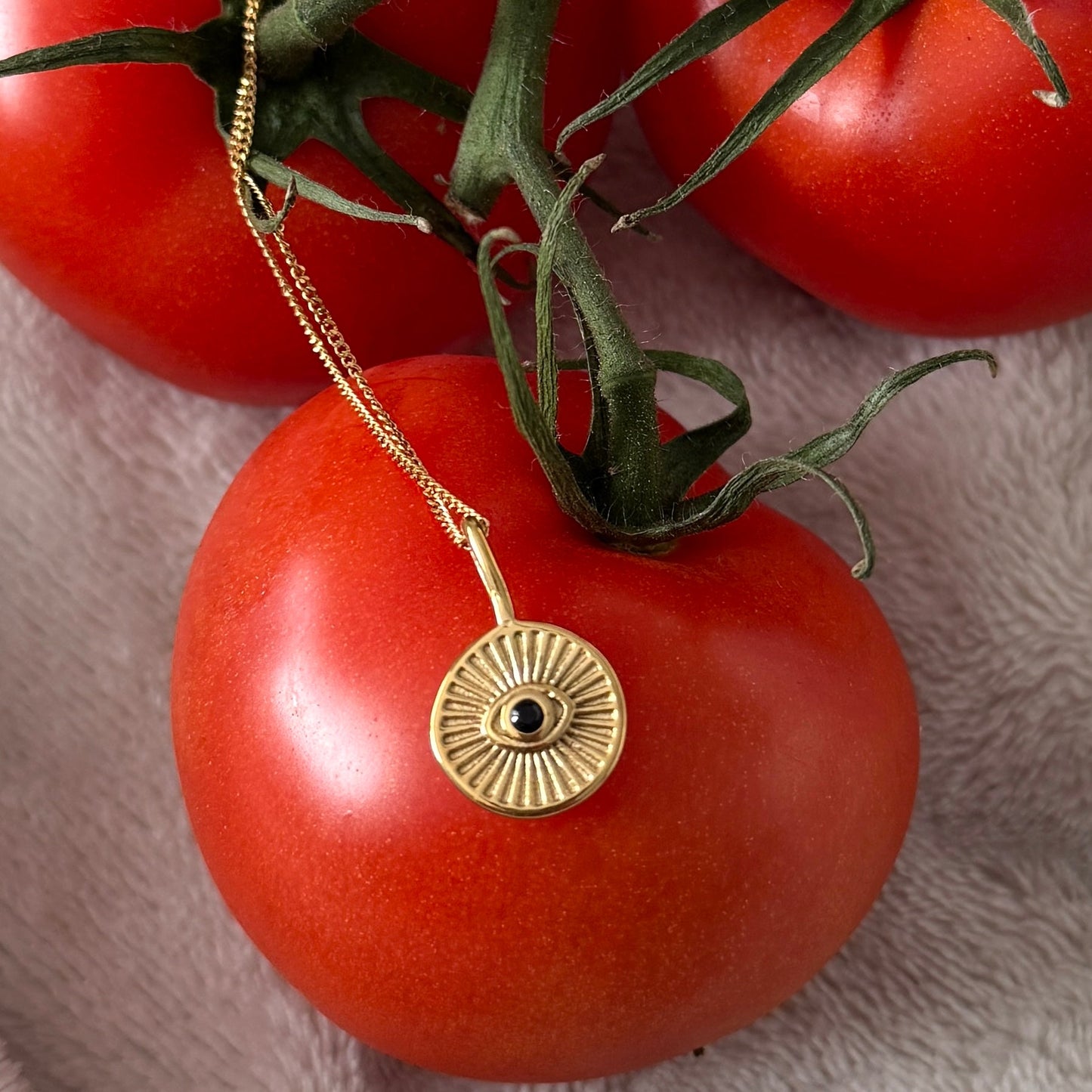 Large Evil Eye 2.0 Necklace - Gold - Namaste Jewelry Canada