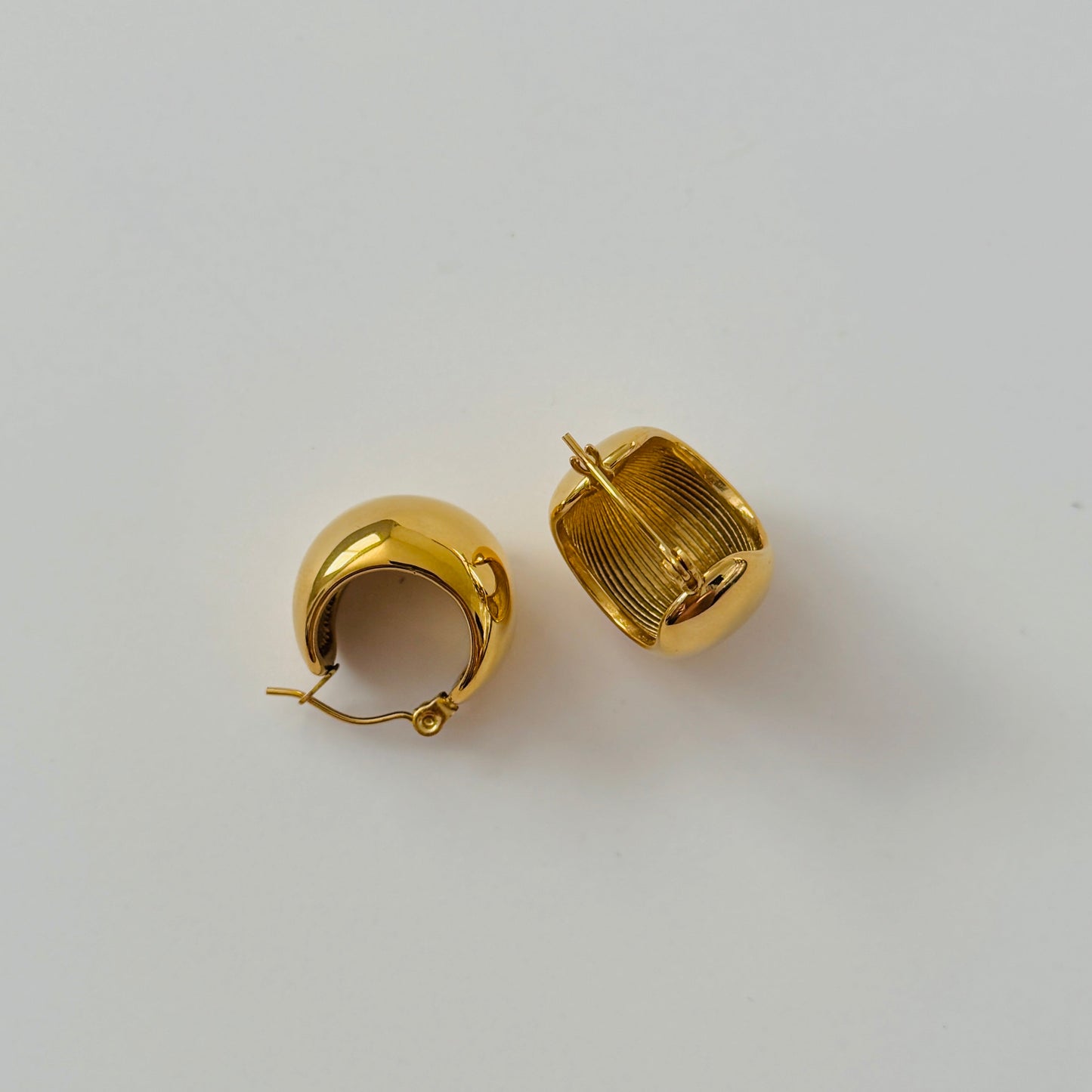 Lillibet Chunky Hoops - Gold - Namaste Jewelry Canada