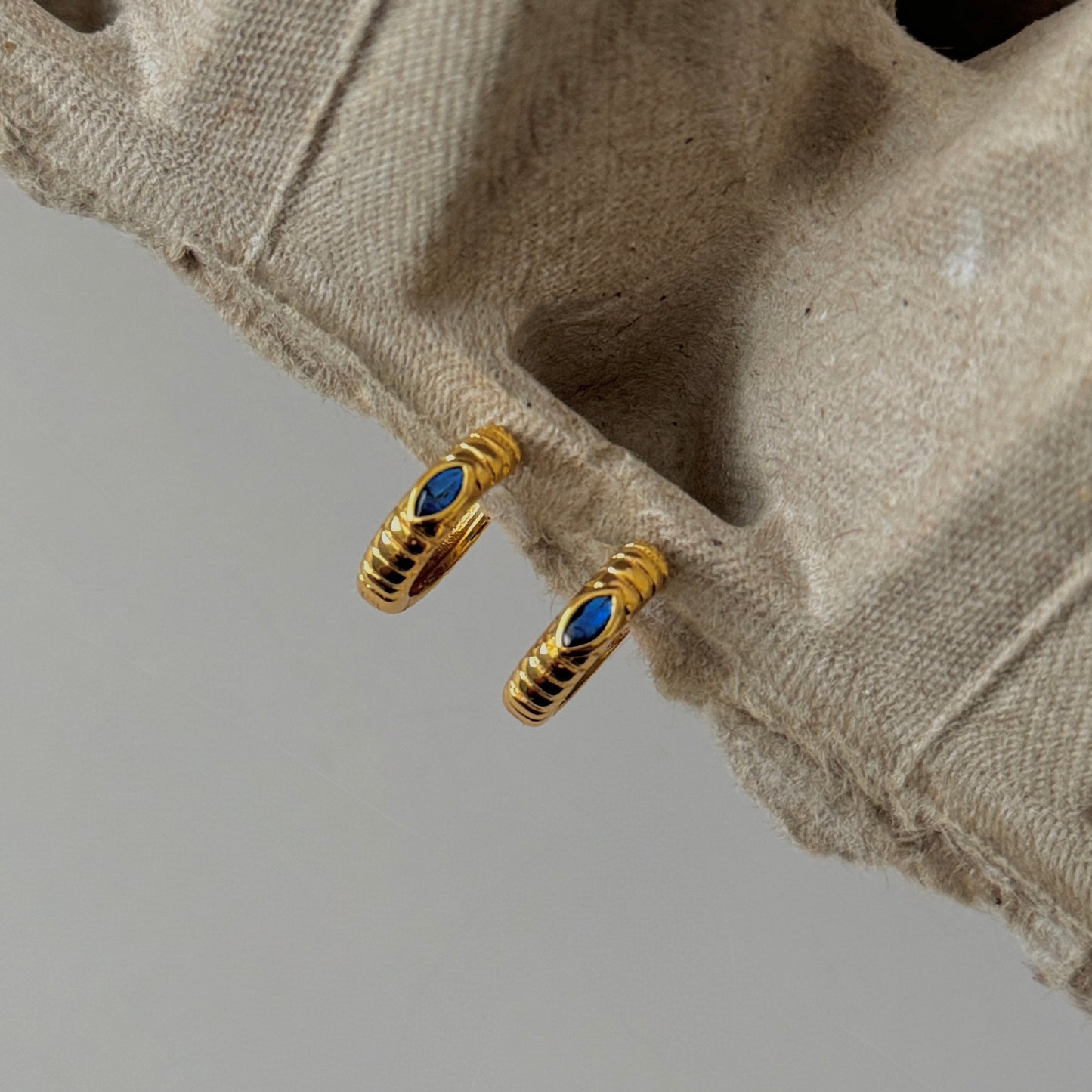 Marquise Ocean Huggies - Namaste Jewelry Canada