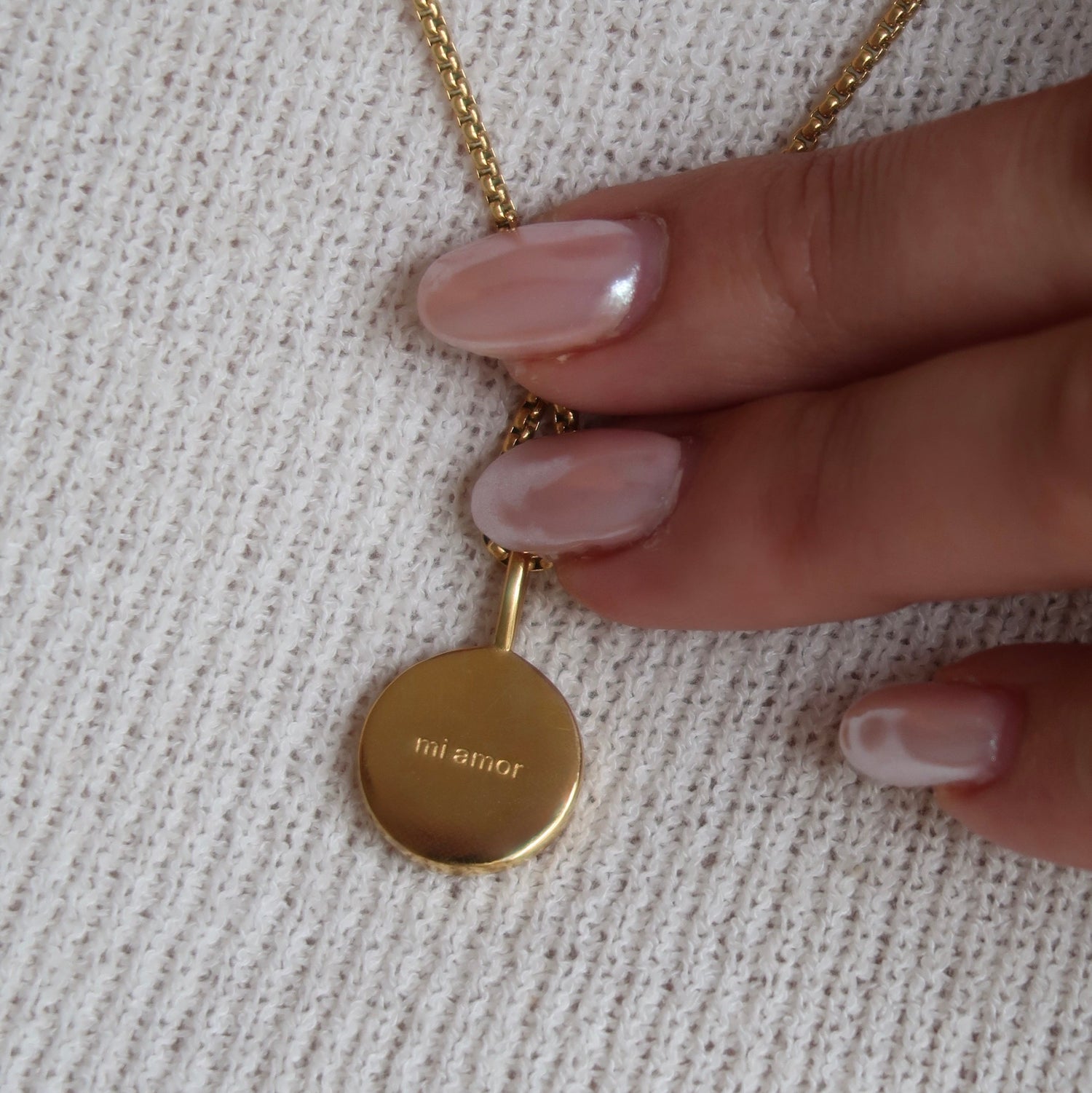 Mi Amor Necklace - Gold - Namaste Jewelry Canada