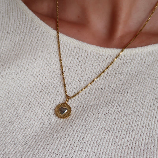 Mi Amor Necklace - Silver - Namaste Jewelry Canada