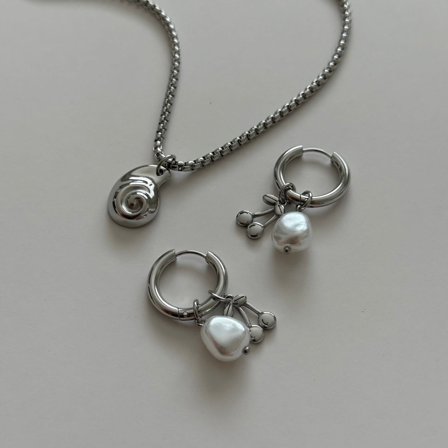 Nautilus Necklace - Silver - Namaste Jewelry Canada