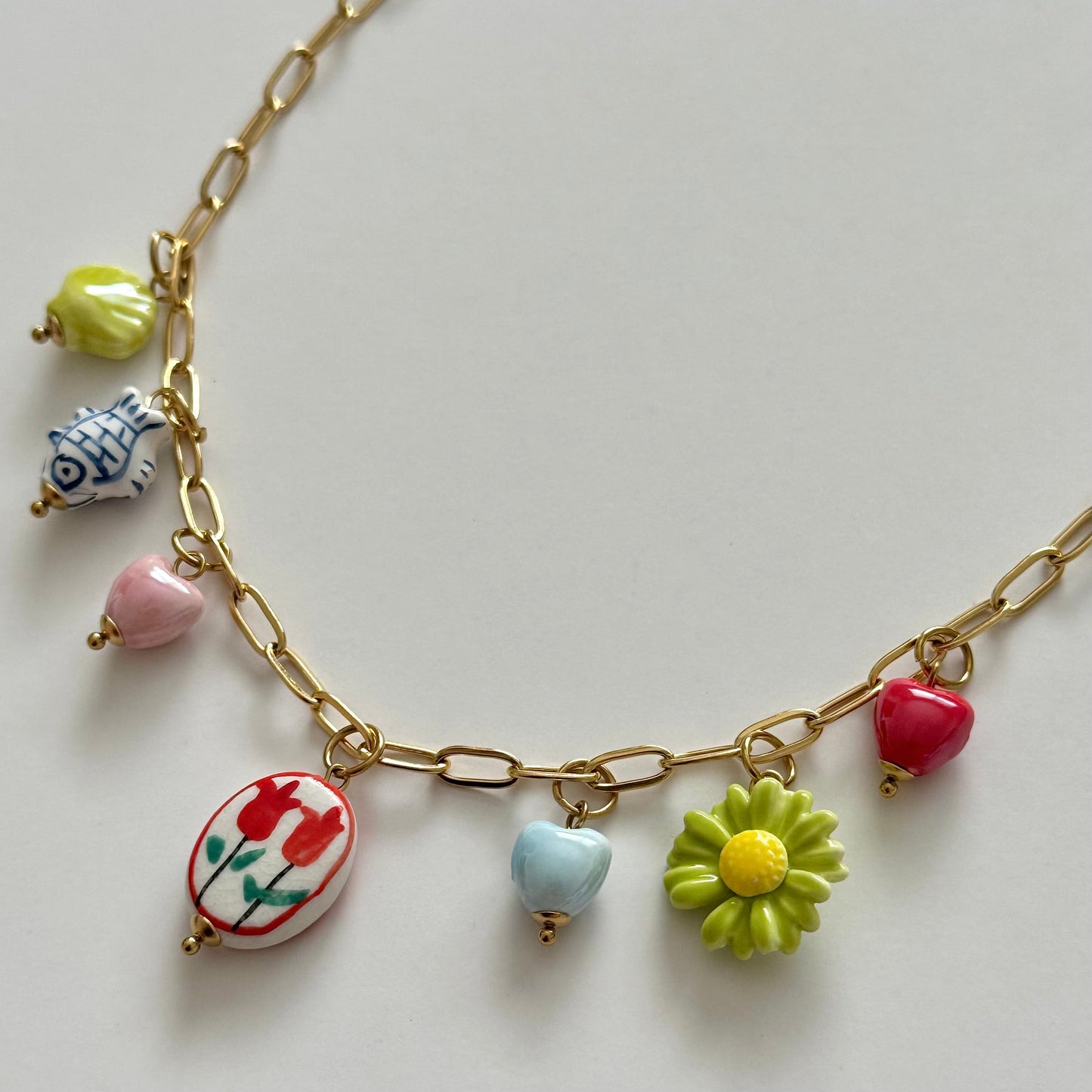 Paulina Charm Necklace - Gold - Namaste Jewelry Canada