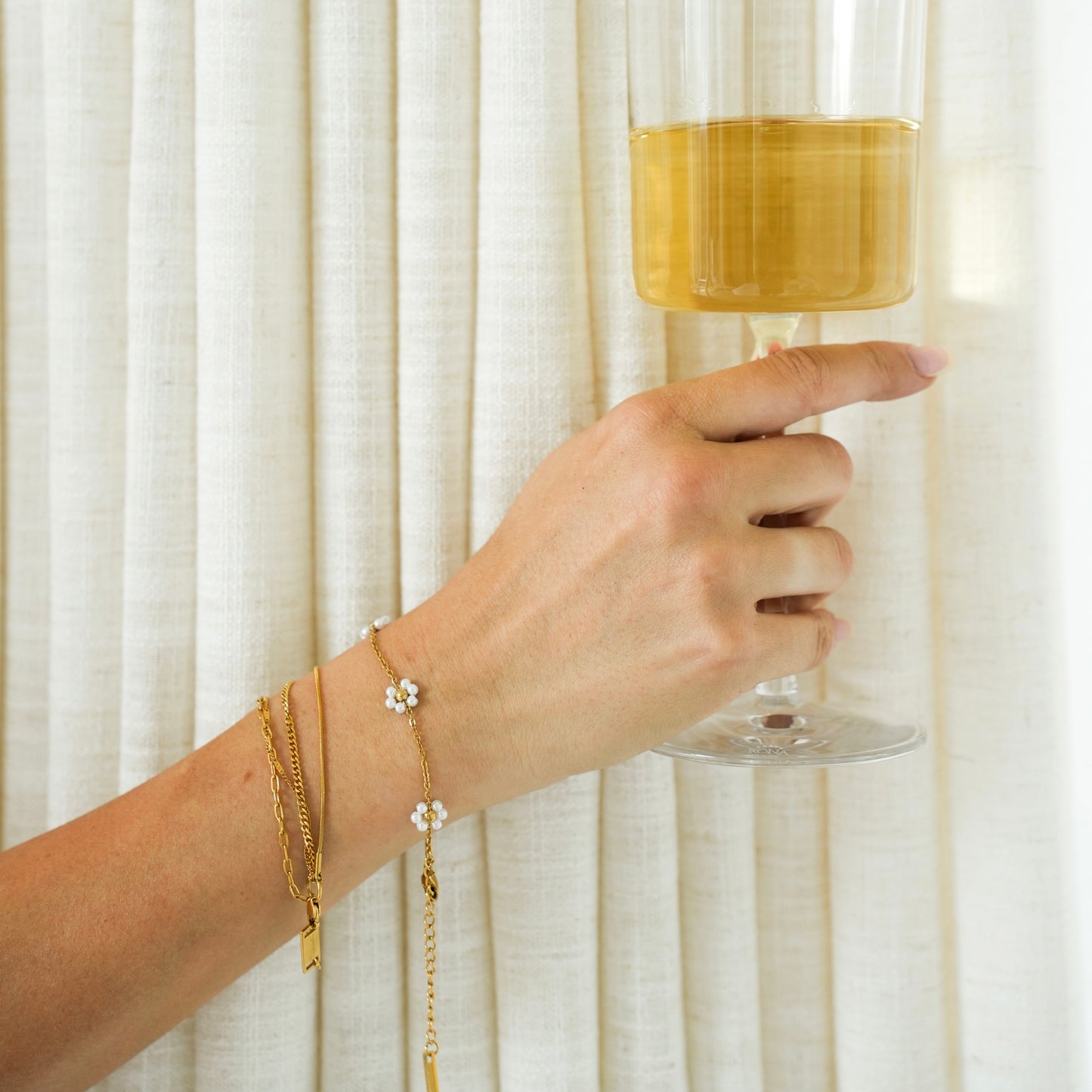 Pearl Flower Bracelet - Namaste Jewelry Canada