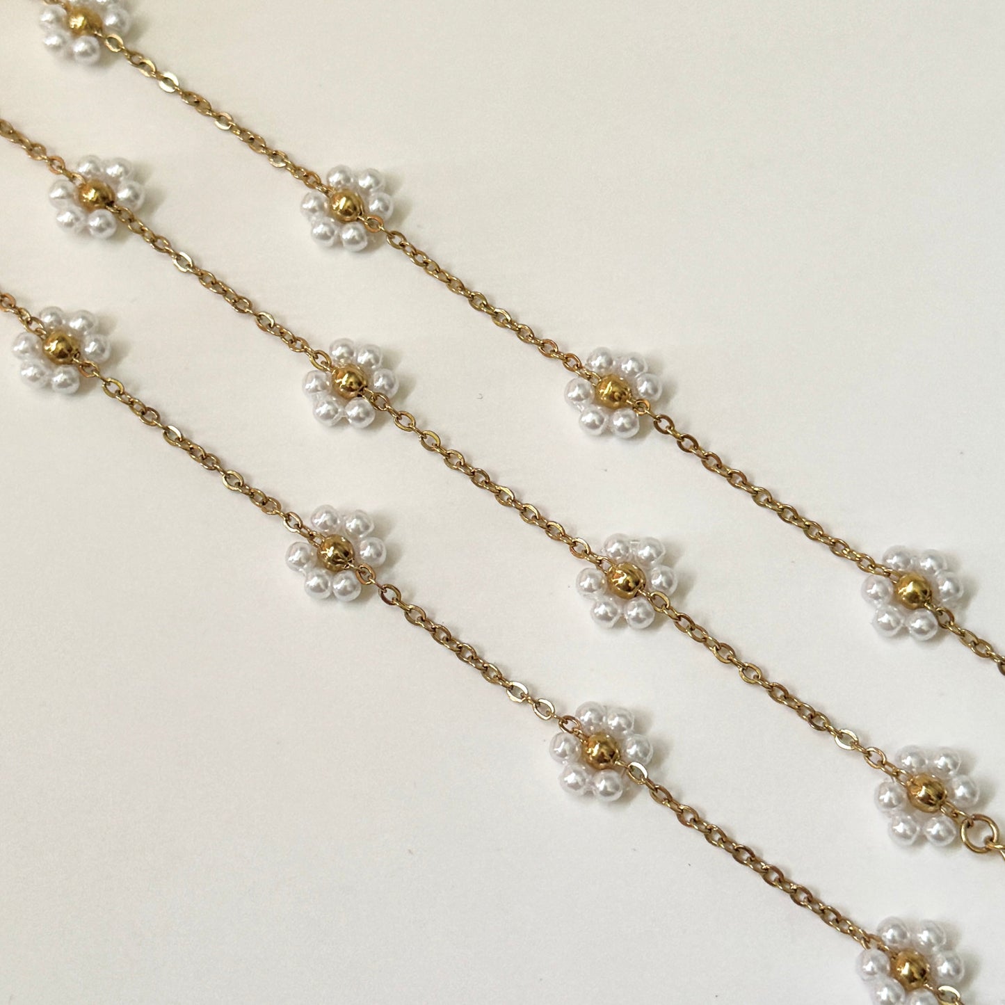 Pearl Flower Necklace - Namaste Jewelry Canada