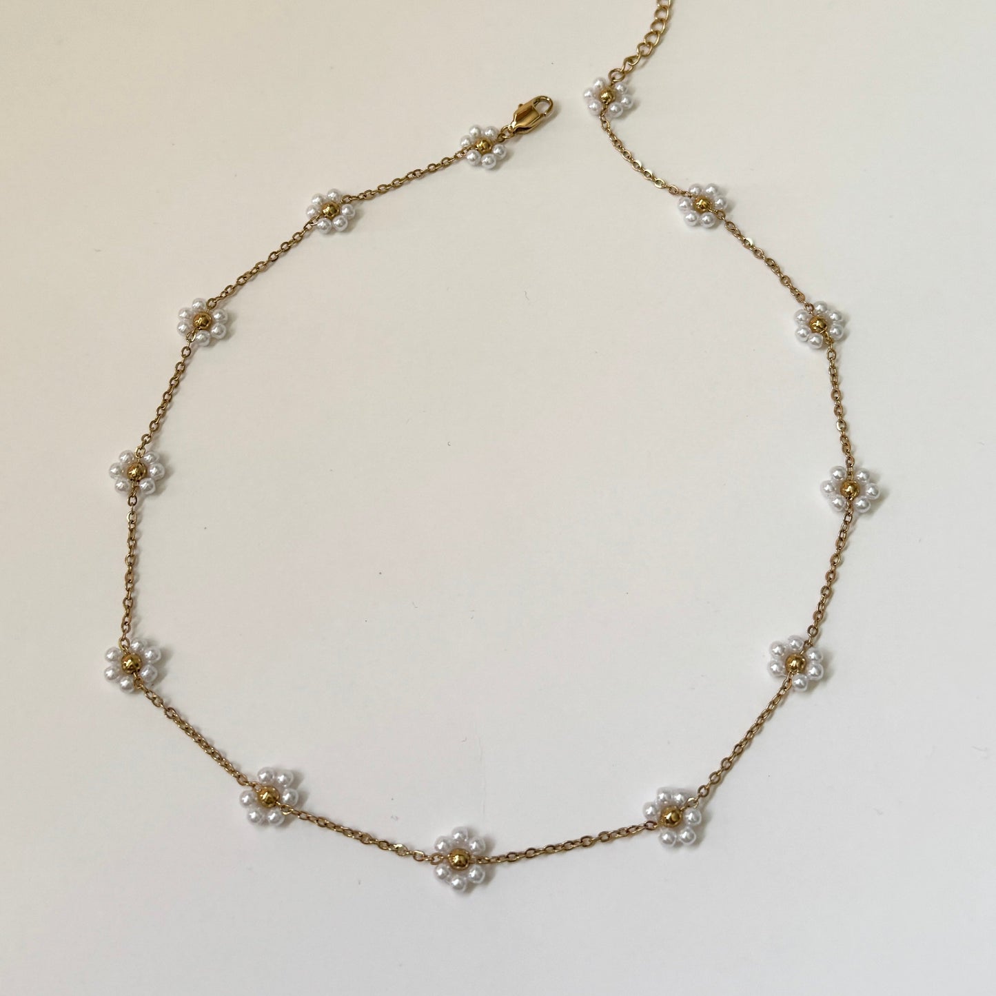 Pearl Flower Necklace - Namaste Jewelry Canada