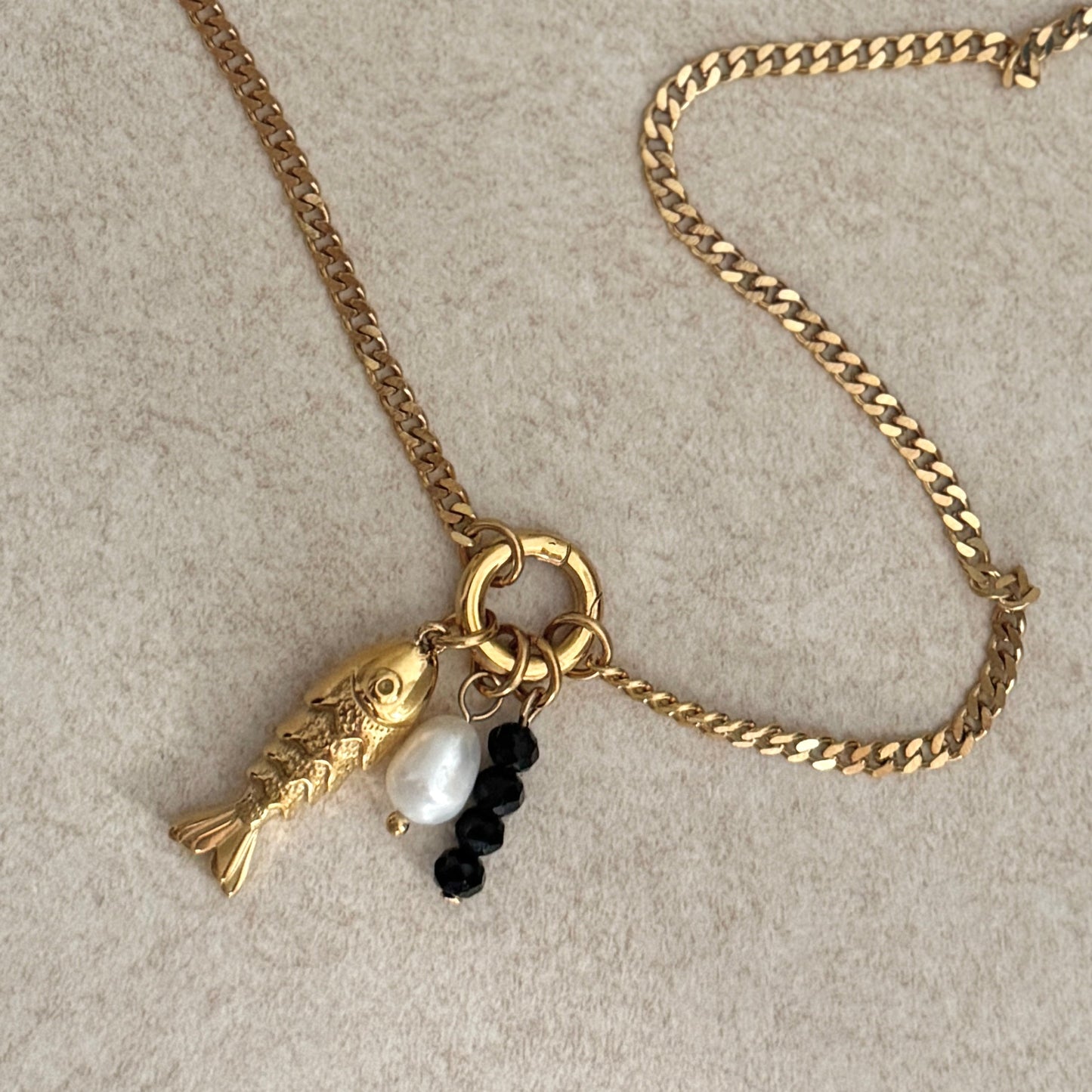 Poisson Charm Necklace - Namaste Jewelry Canada