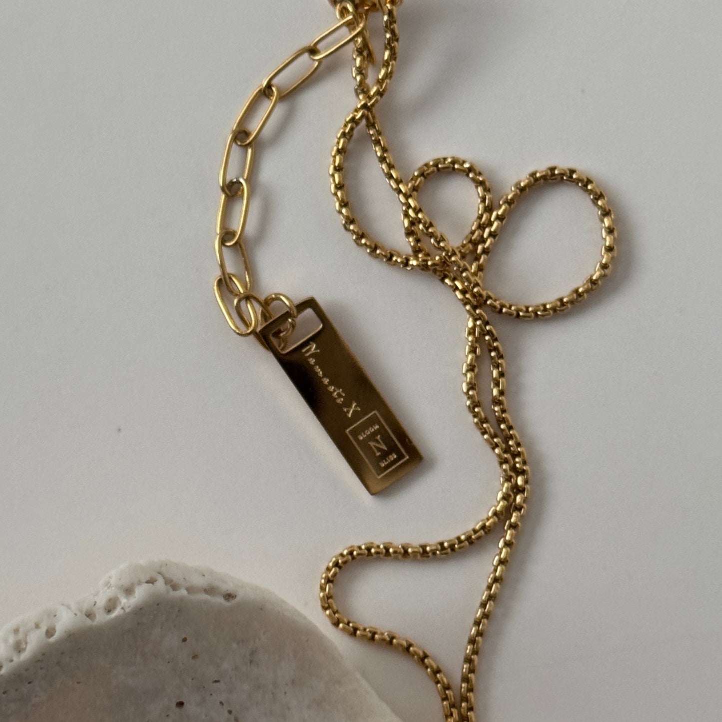 Rose Necklace - Gold - Namaste Jewelry Canada