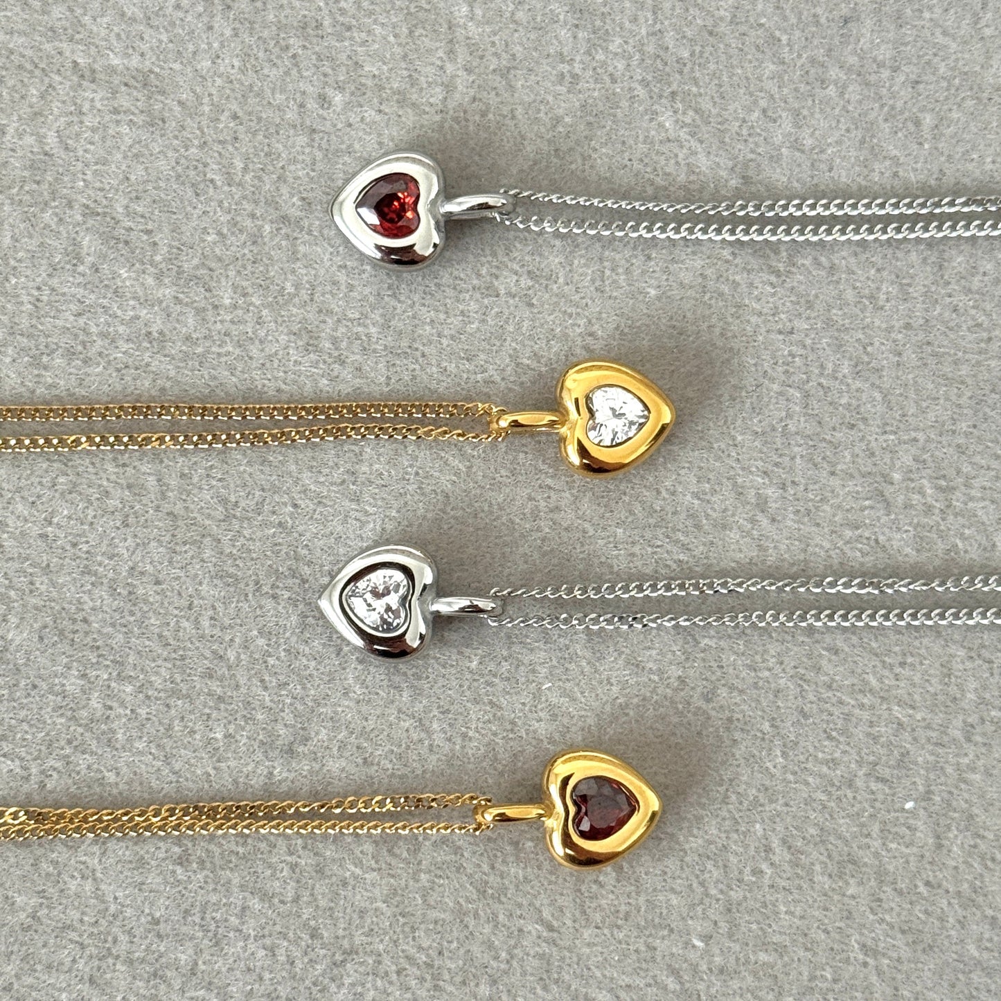 Ruh Necklace - Red Stone - Namaste Jewelry Canada