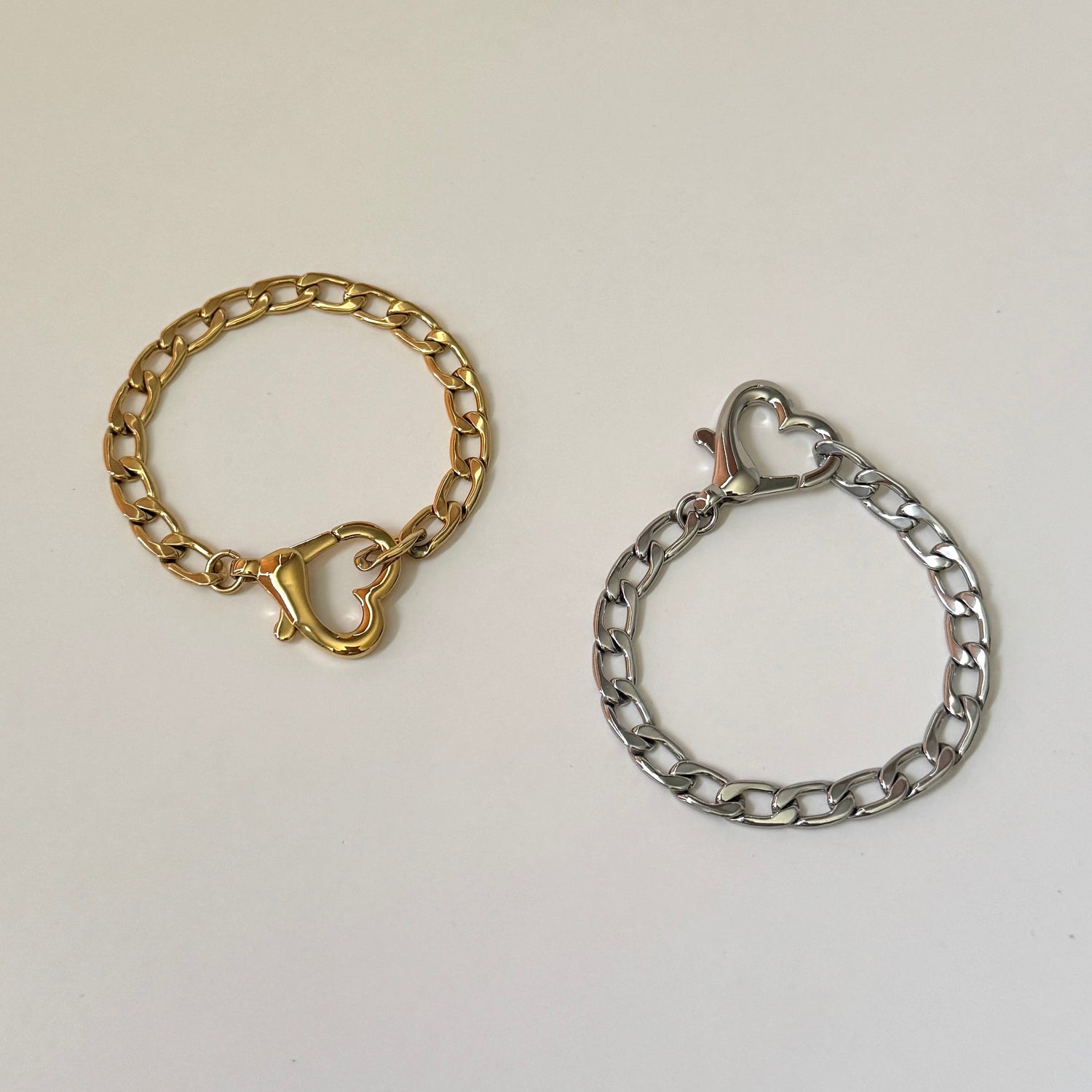 Saiba Heart Clasp Bracelet - Silver - Namaste Jewelry Canada