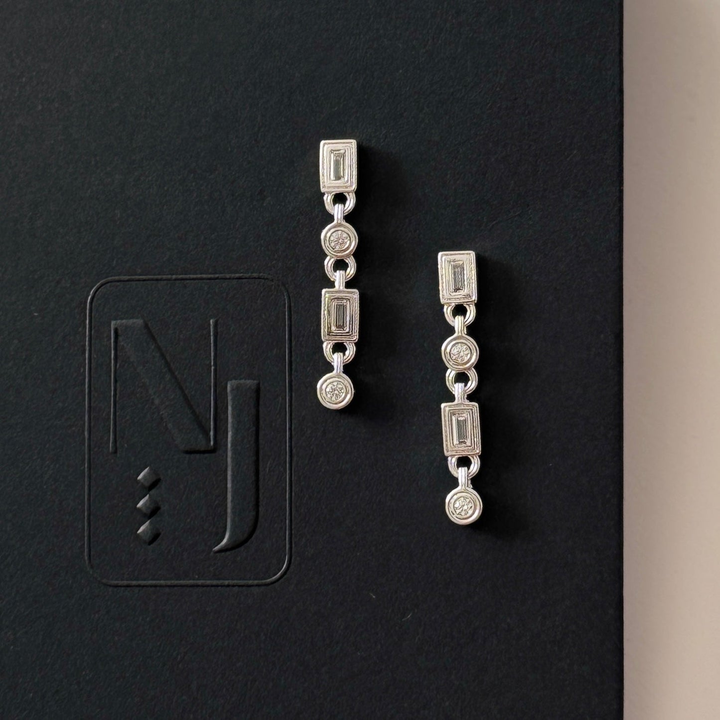 Samra Earrings - Silver - Namaste Jewelry Canada