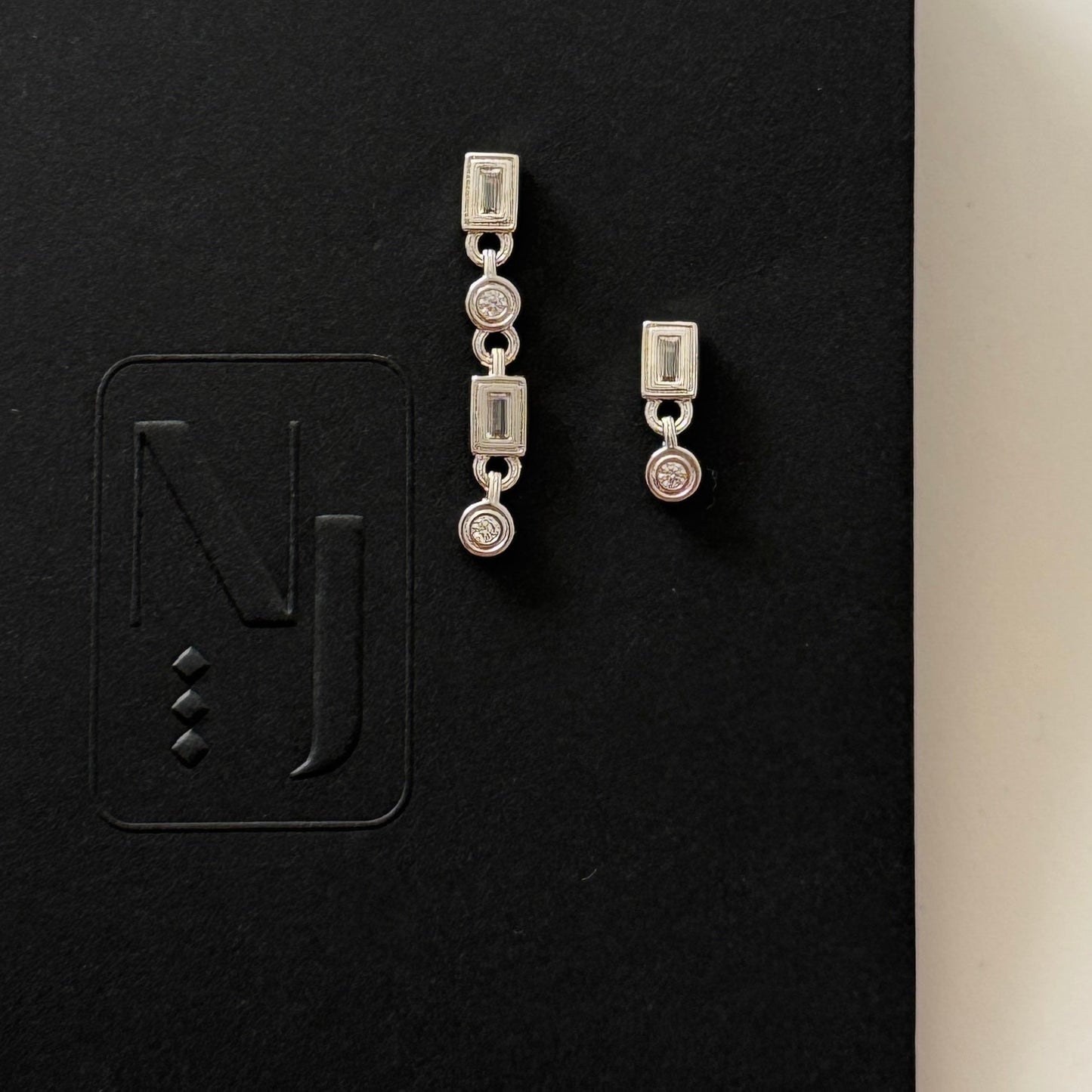 Samra Mini Earrings - Silver - Namaste Jewelry Canada