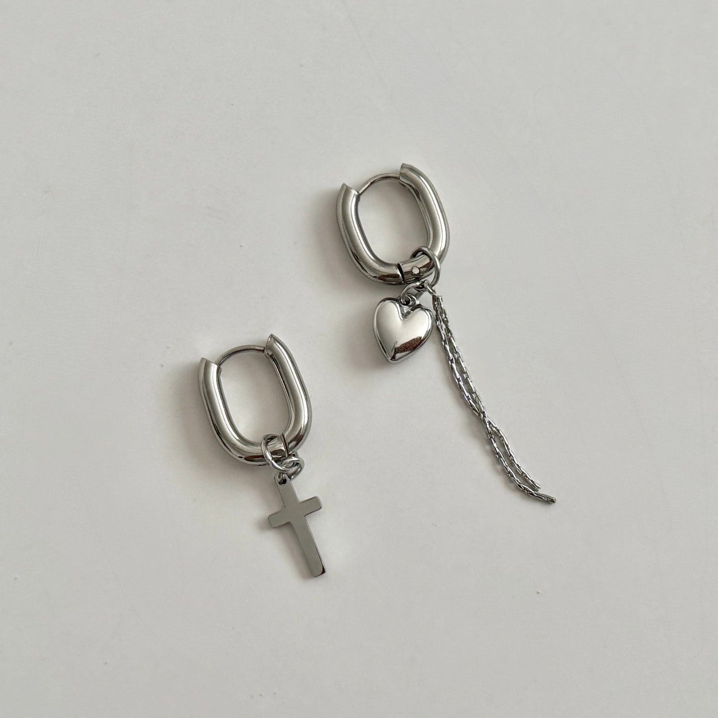 Santos Hoops - Silver - Namaste Jewelry Canada