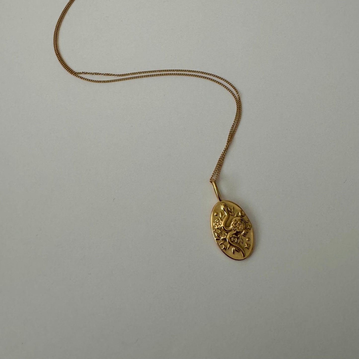 Serpent Necklace- Gold - Namaste Jewelry Canada