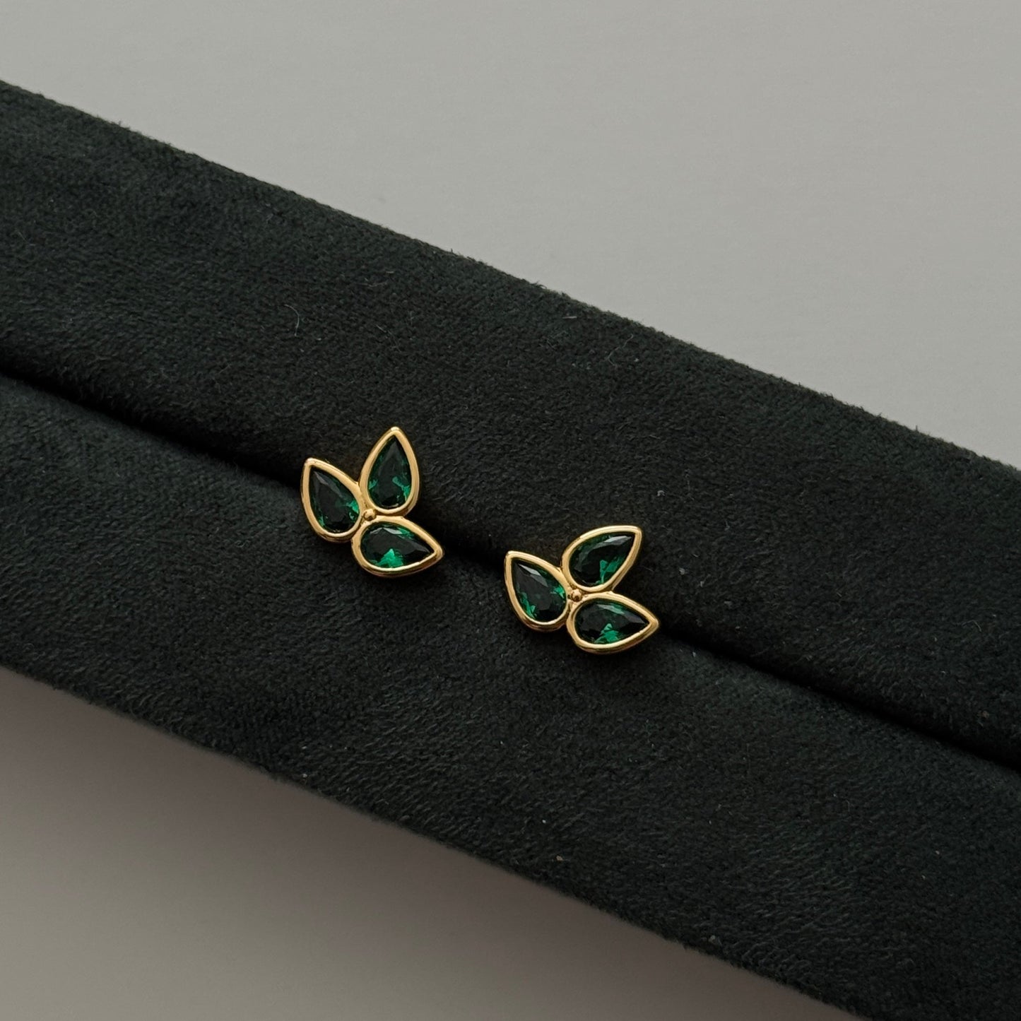 Three Leaf Studs - Namaste Jewelry Canada