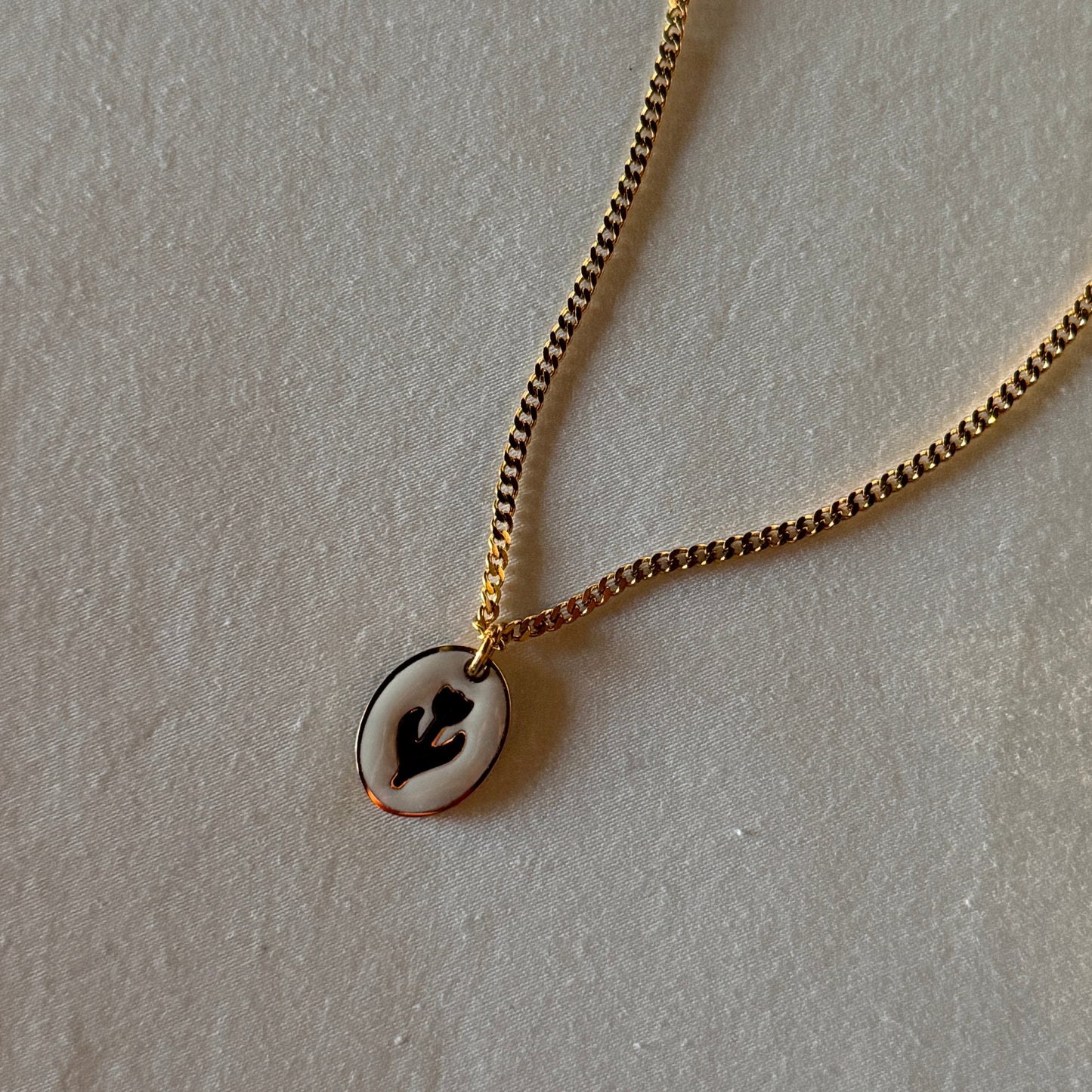 Tulipe Necklace - Gold - Namaste Jewelry Canada