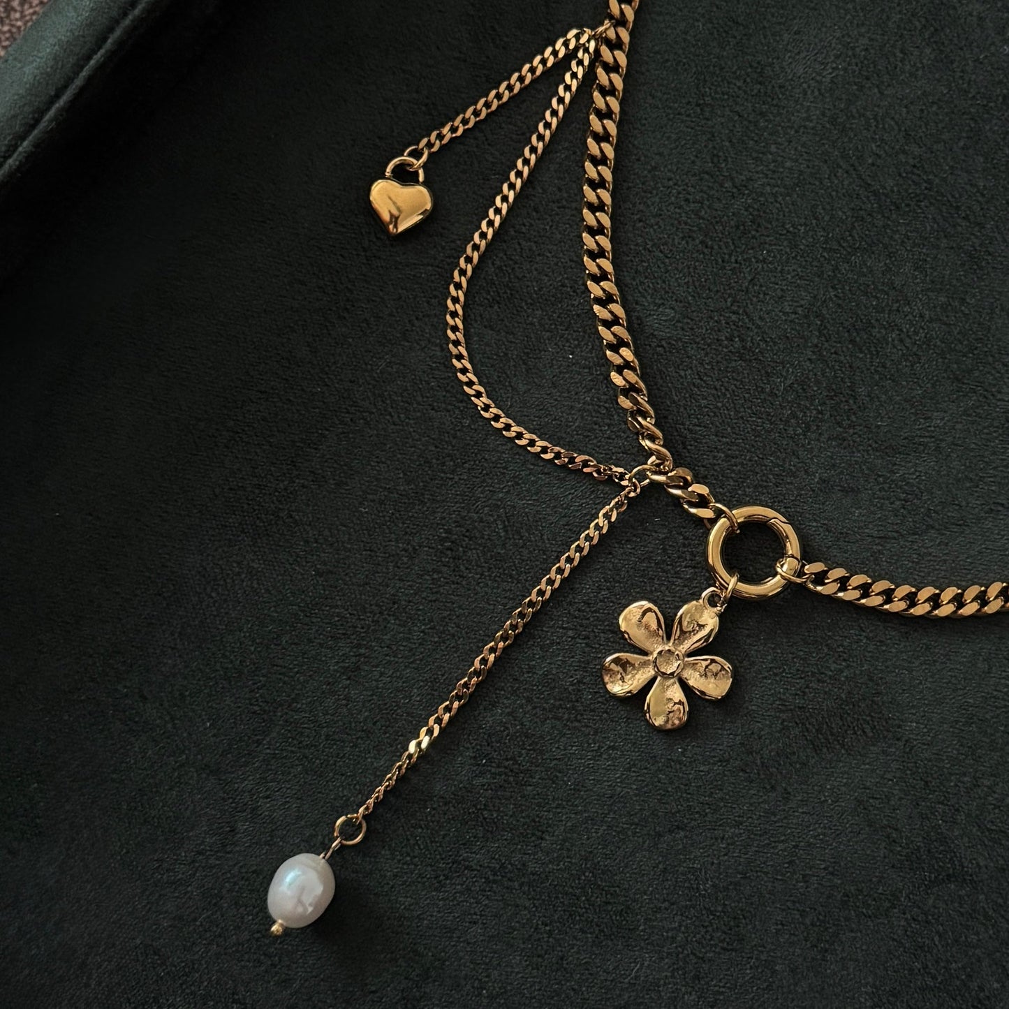 Willow Necklace - Gold - Namaste Jewelry Canada