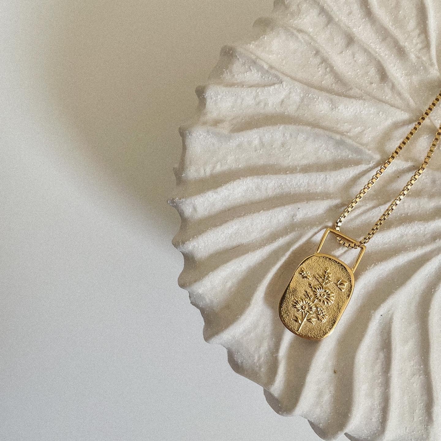 Bloom Affirmation Necklace - Namaste Jewelry Canada