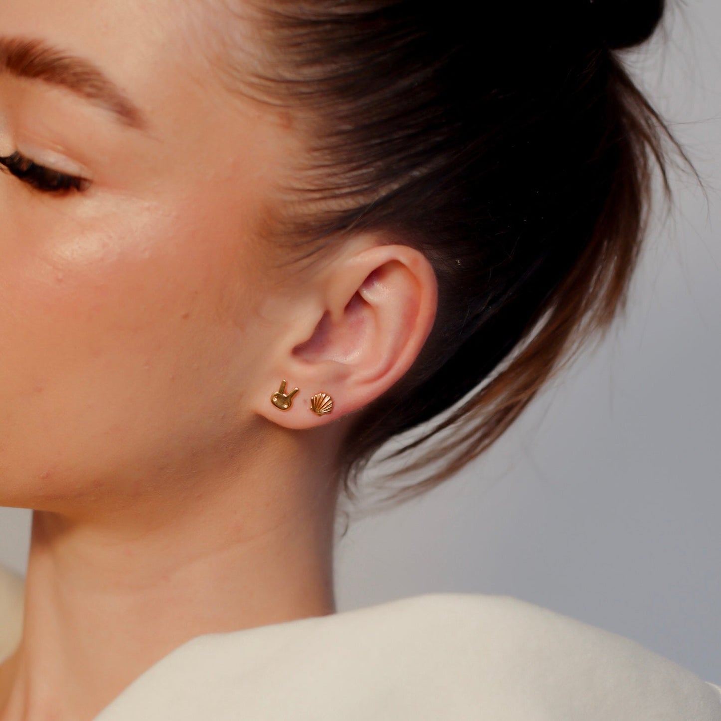 Bunny Studs - Namaste Jewelry Canada