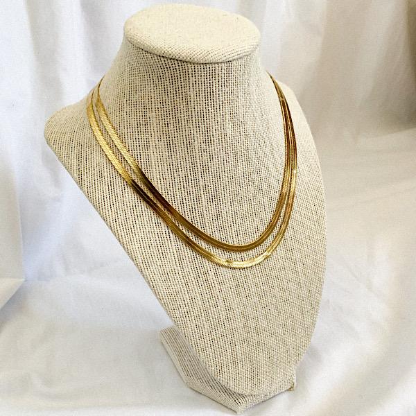 Cascade Herringbone Necklace - Namaste Jewelry Canada