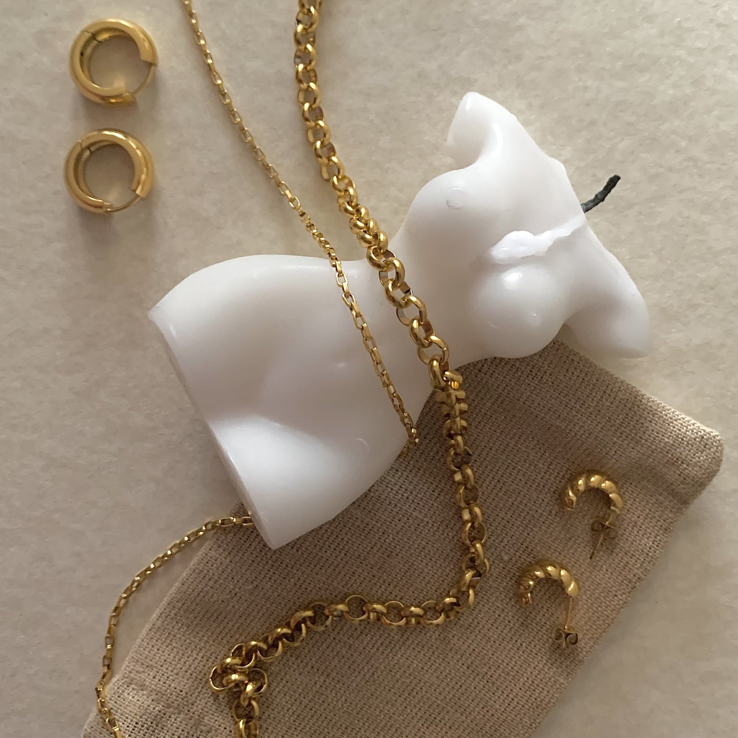 Chloe Mini Hoops - Namaste Jewelry Canada