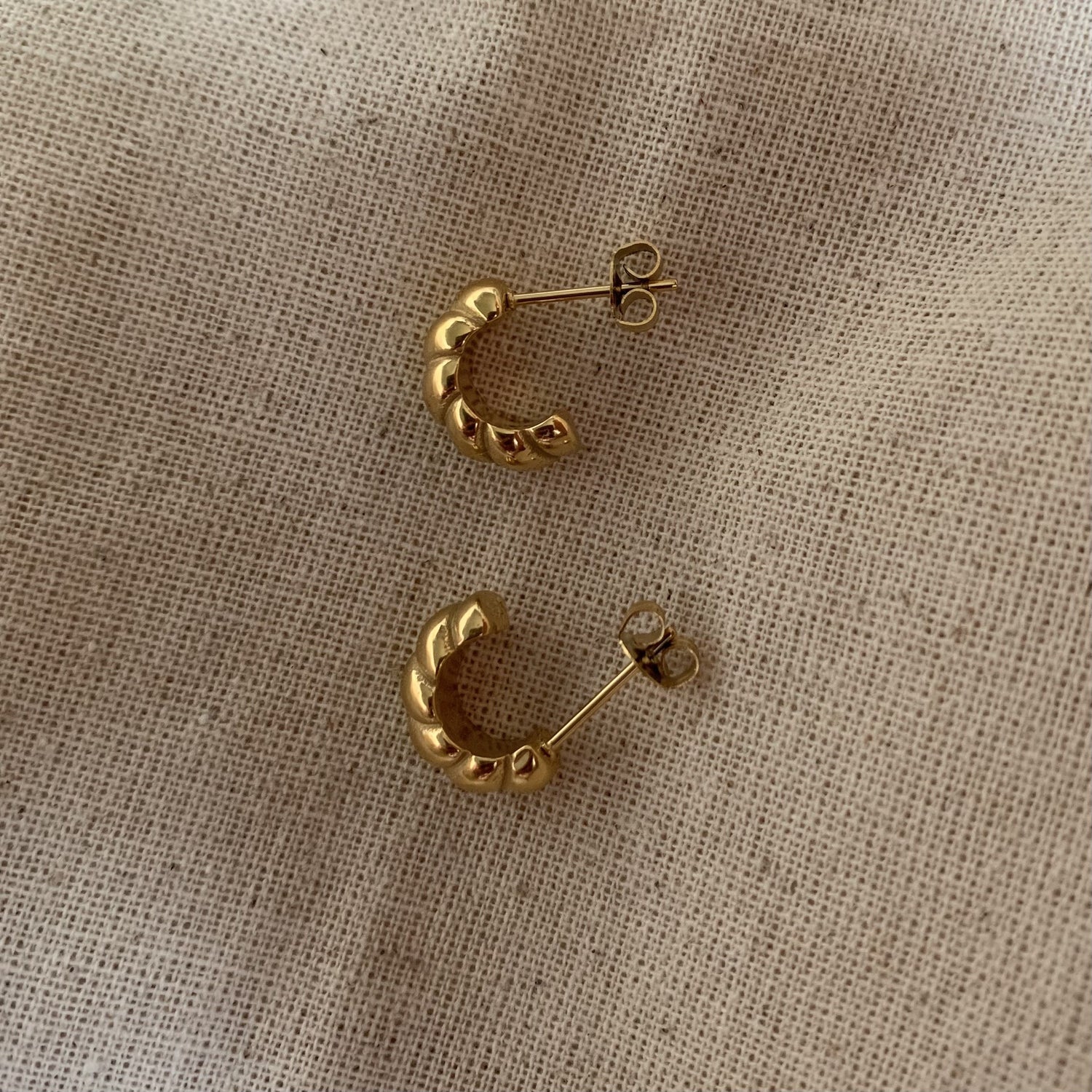Chloe Mini Hoops - Namaste Jewelry Canada