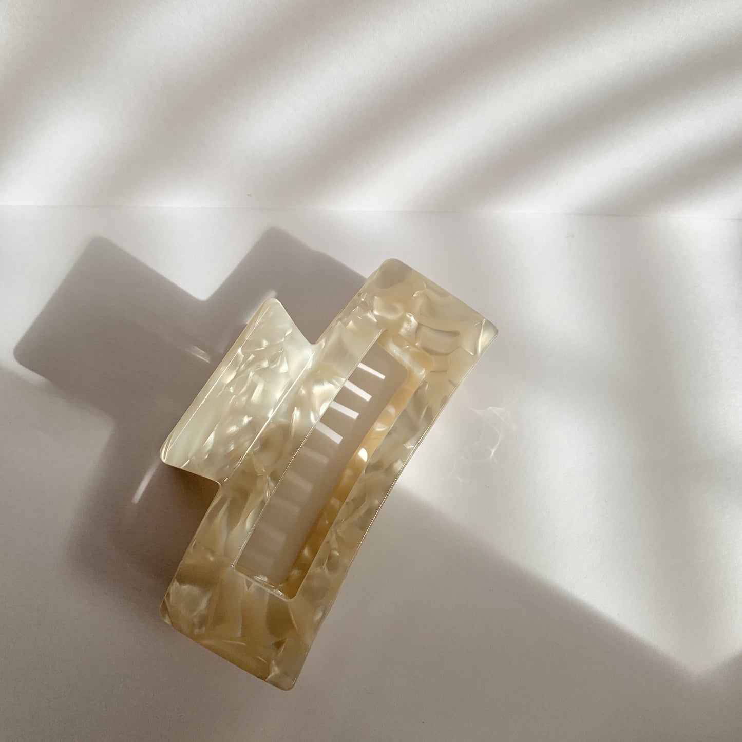 Creme Claw Clip - Namaste Jewelry Canada