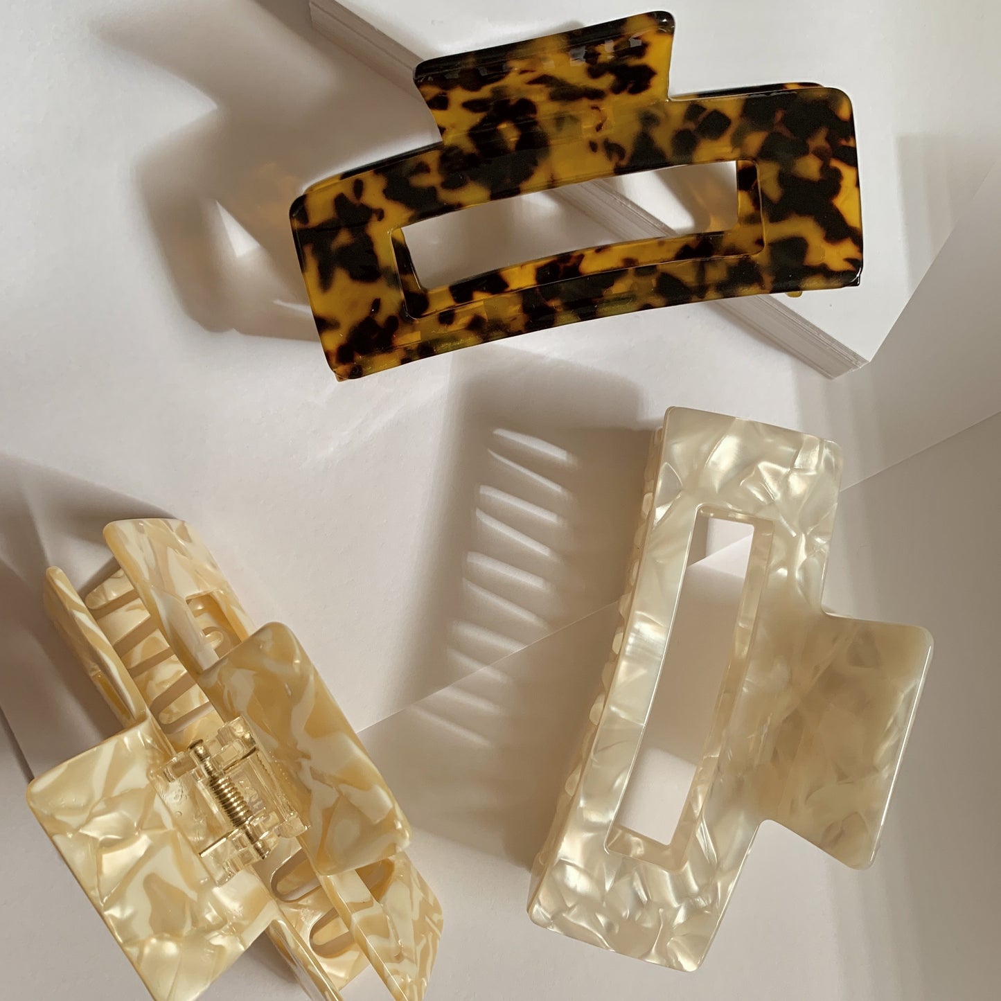 Creme Claw Clip - Namaste Jewelry Canada