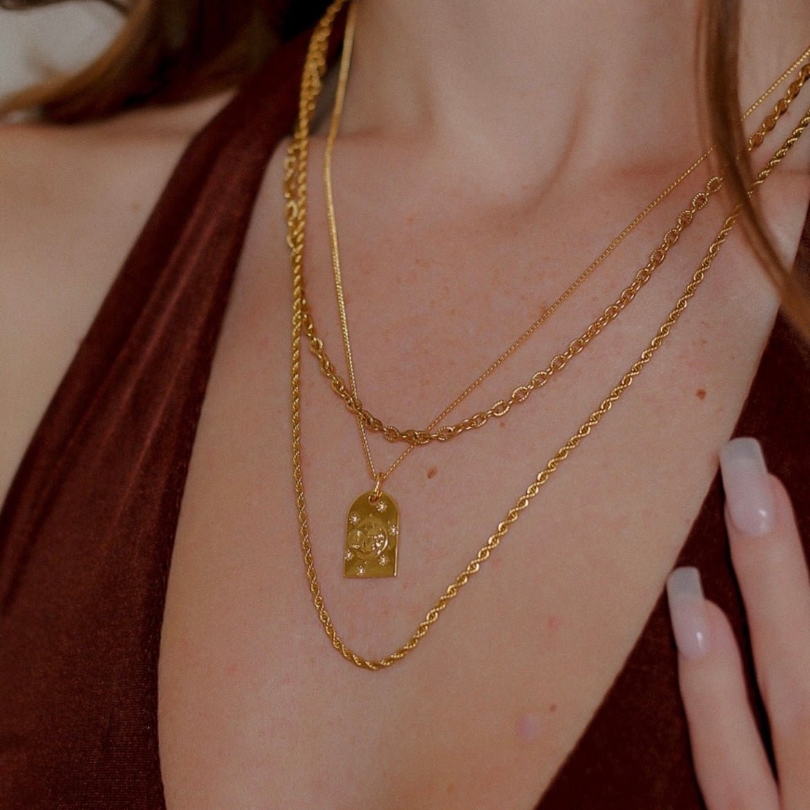 Elisa Chain Necklace - Namaste Jewelry Canada