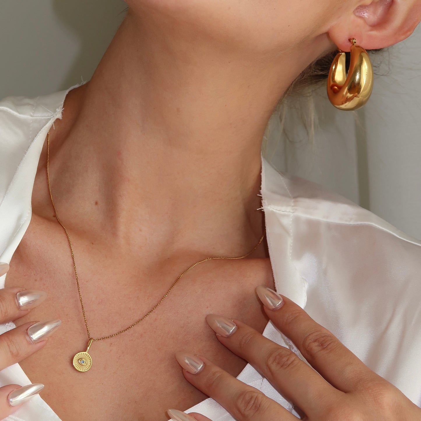 Evil Eye 2.0 Necklace - Gold - Namaste Jewelry Canada