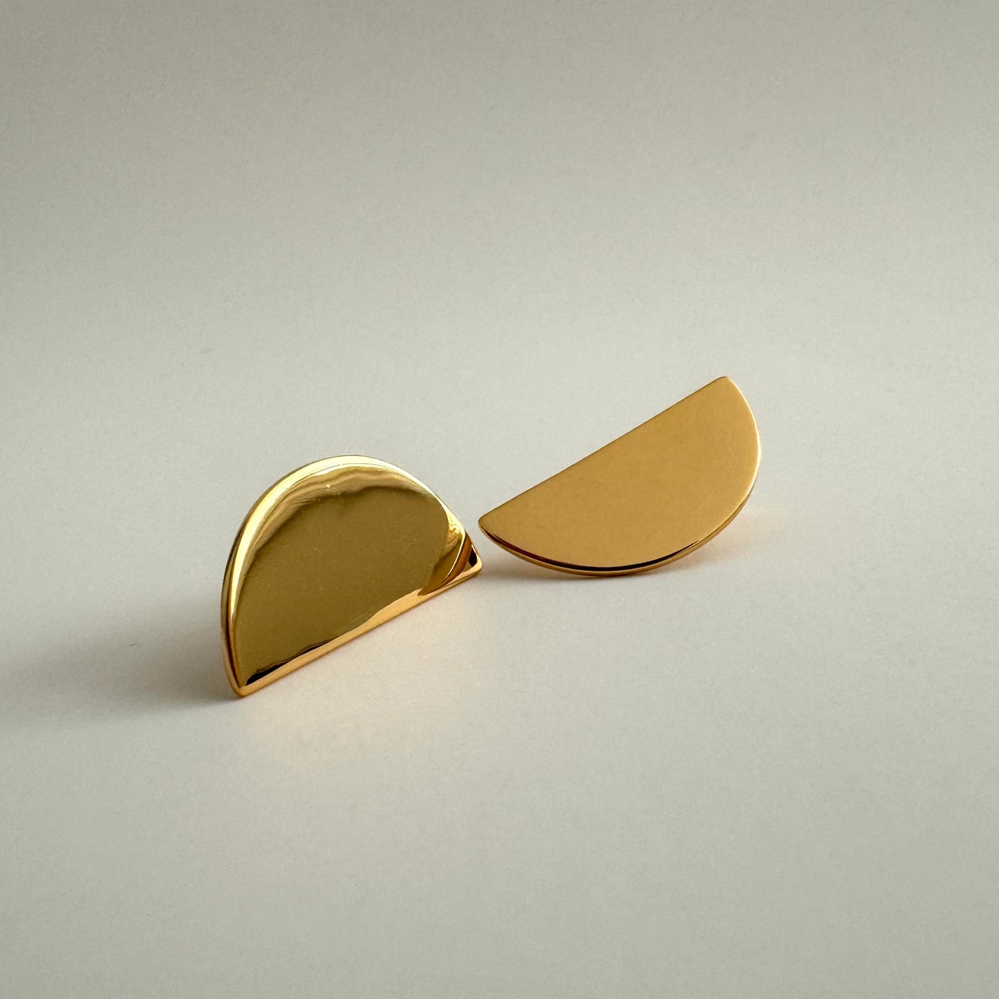 Half Moon Studs - Namaste Jewelry Canada