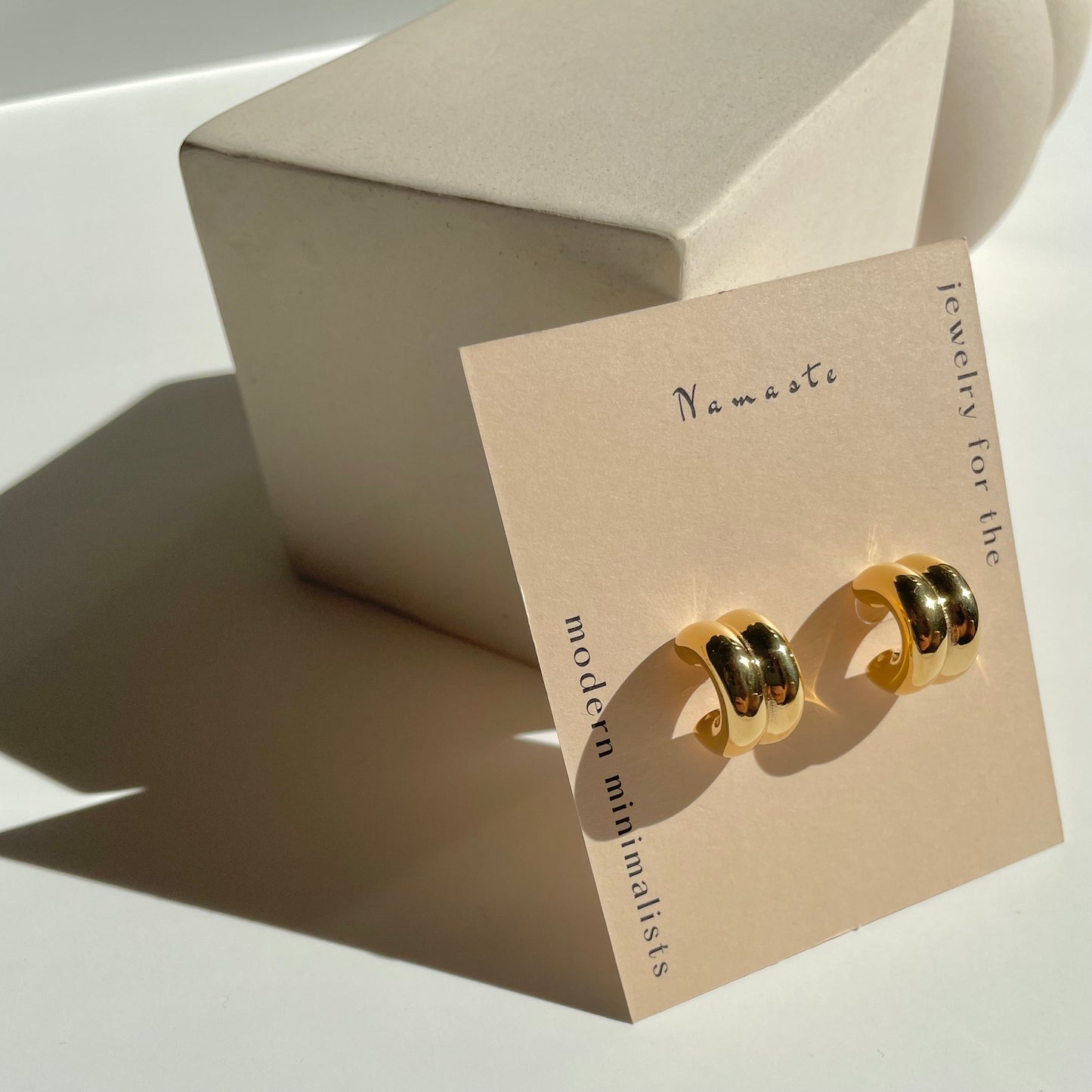 Small Bagel Hoops- Gold