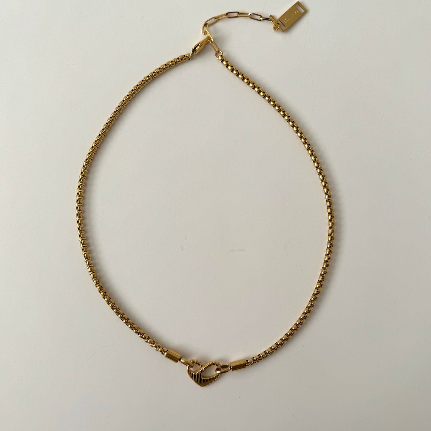 Infinity Heart Necklace- Gold - Namaste Jewelry Canada