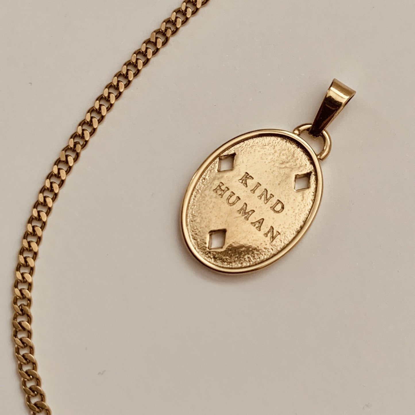 Kind Human Necklace - Namaste Jewelry Canada