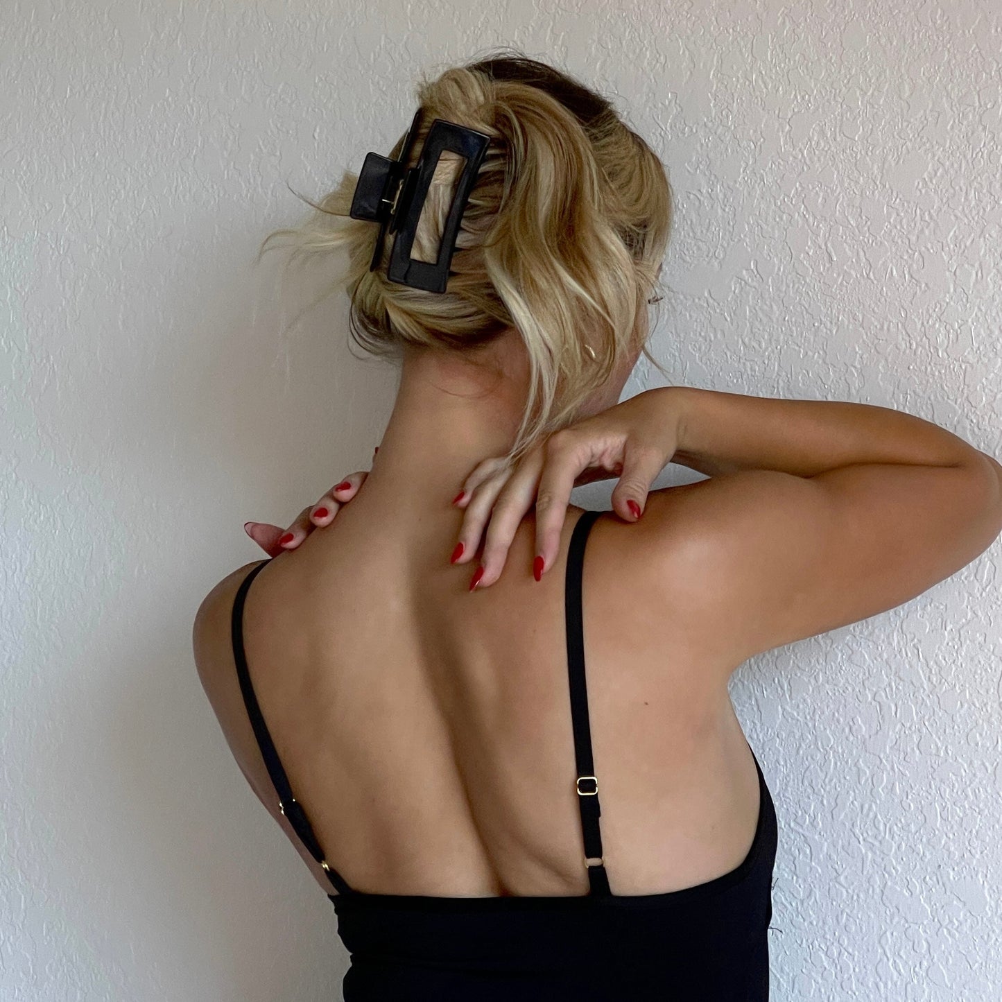 Large Creme Claw Clip- Neutral Edition - Namaste Jewelry Canada
