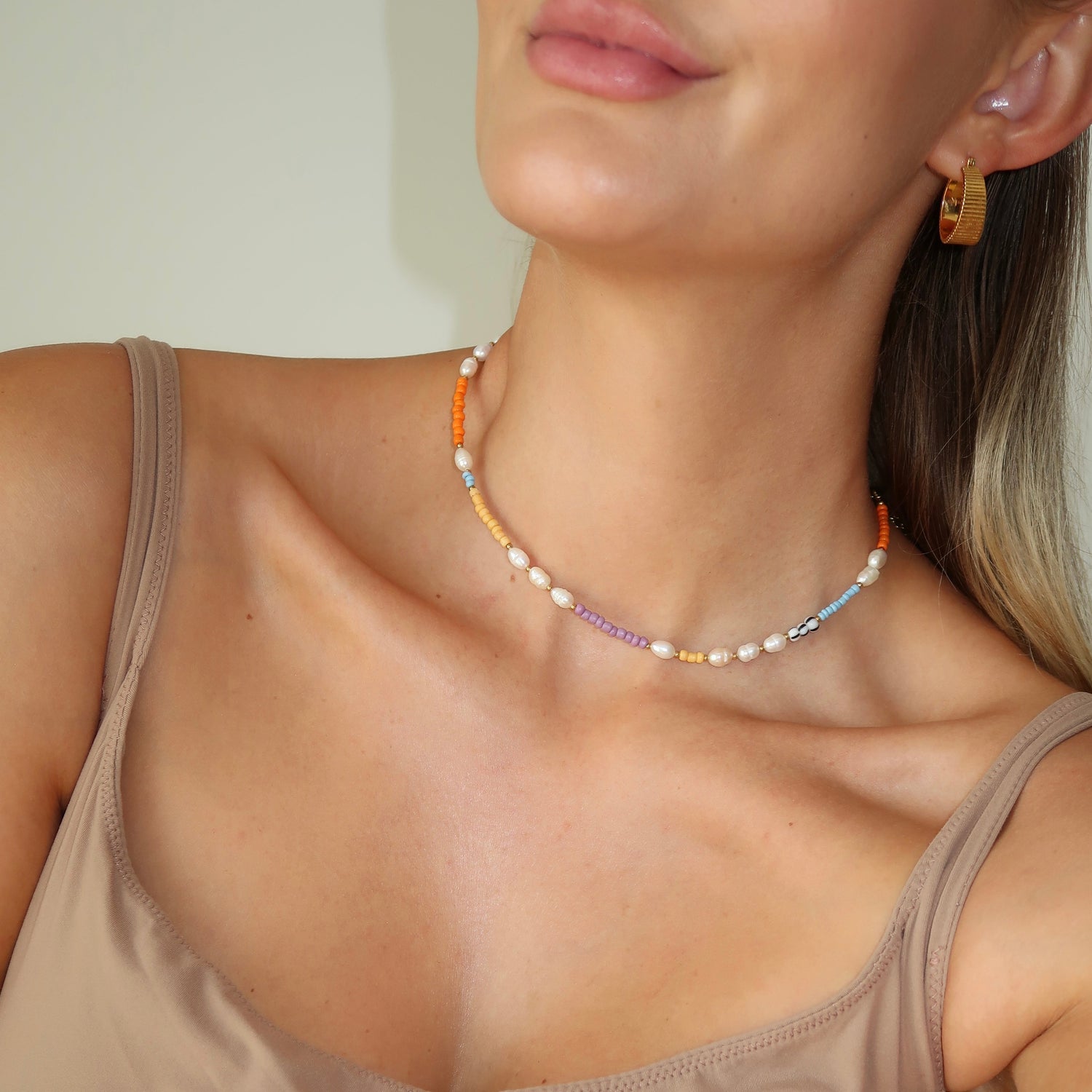 Marcella Beaded Necklace - Namaste Jewelry Canada