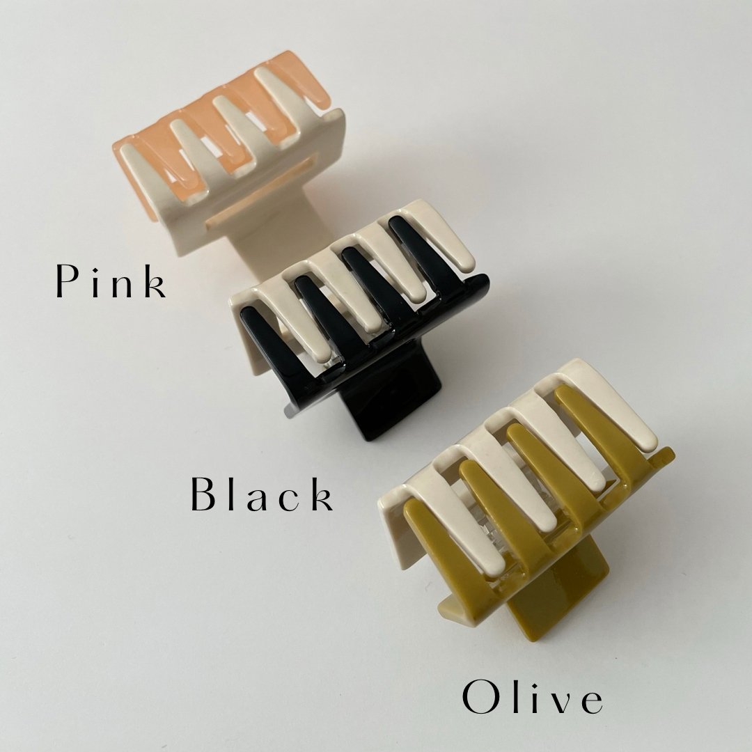 Mini Duo Tone Claw Clip - Namaste Jewelry Canada