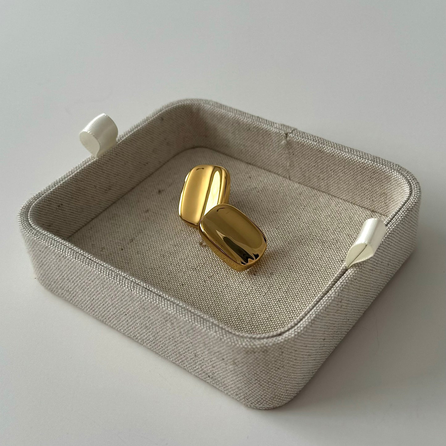 Mirror Earrings-Gold - Namaste Jewelry Canada