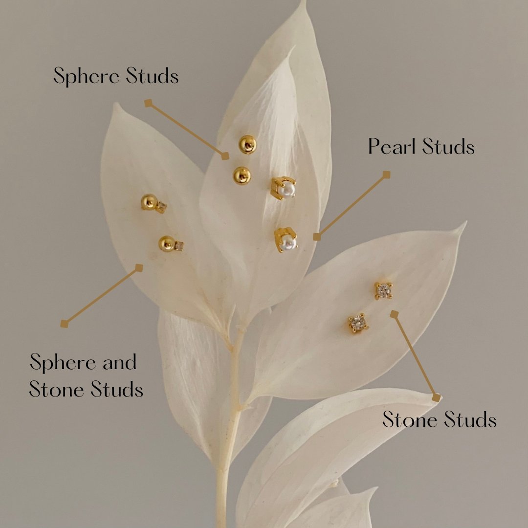 Pearl Studs - Namaste Jewelry Canada