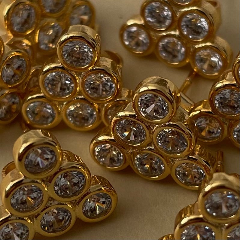 Pyramid Earrings - Namaste Jewelry Canada